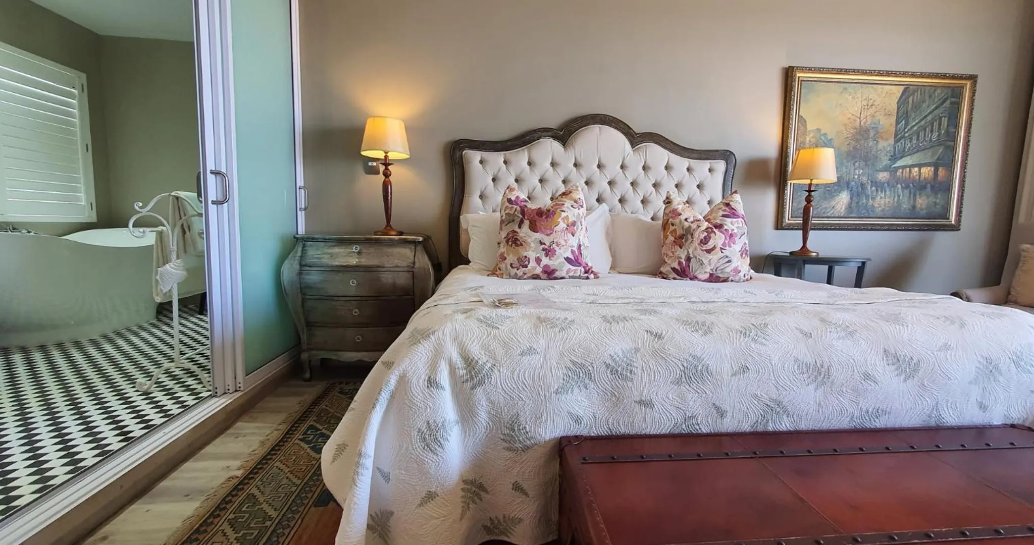 Bed in On the Beach Guesthouse Jeffreys Bay