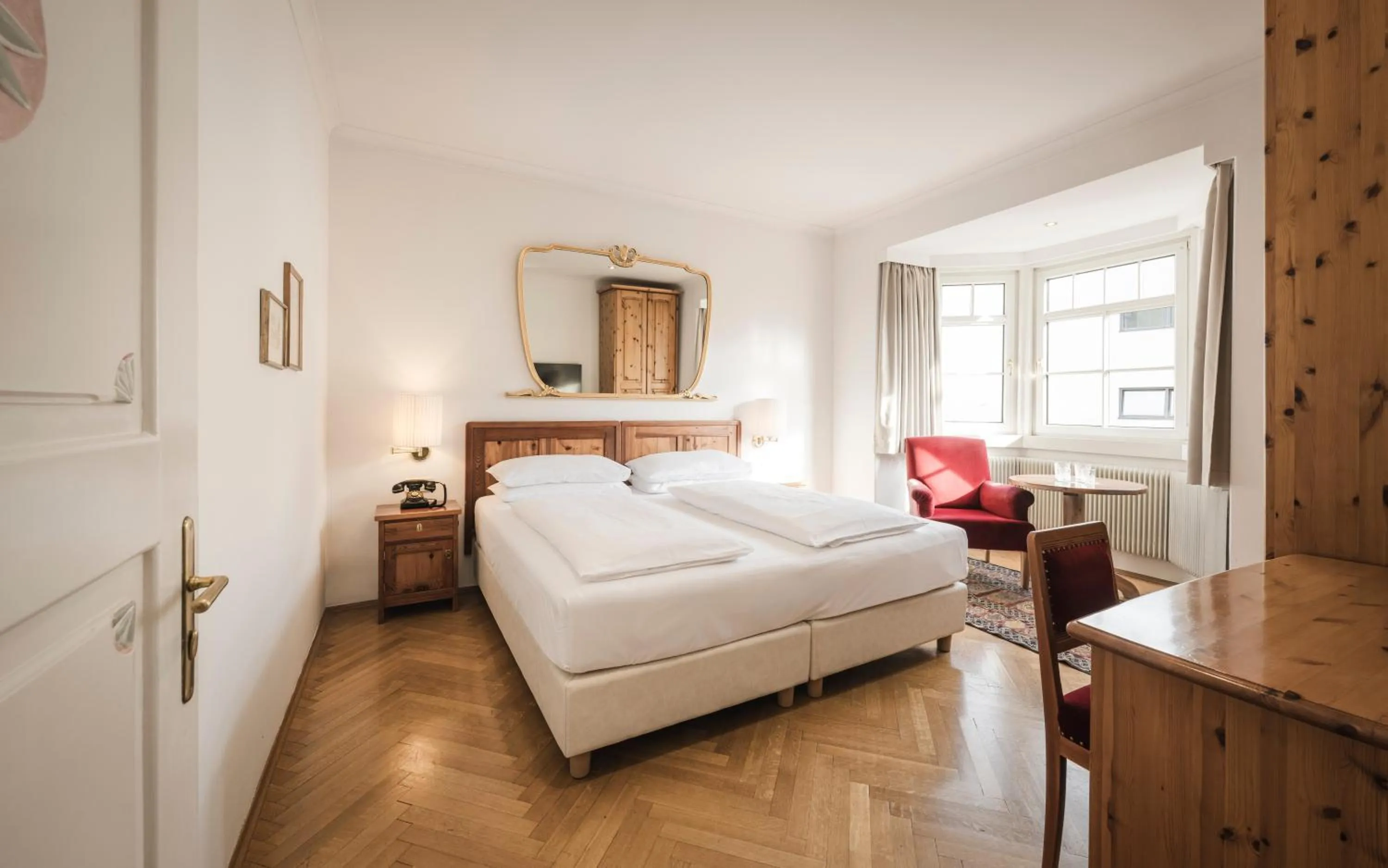 Bedroom, Bed in Classic Hotel Am Stetteneck