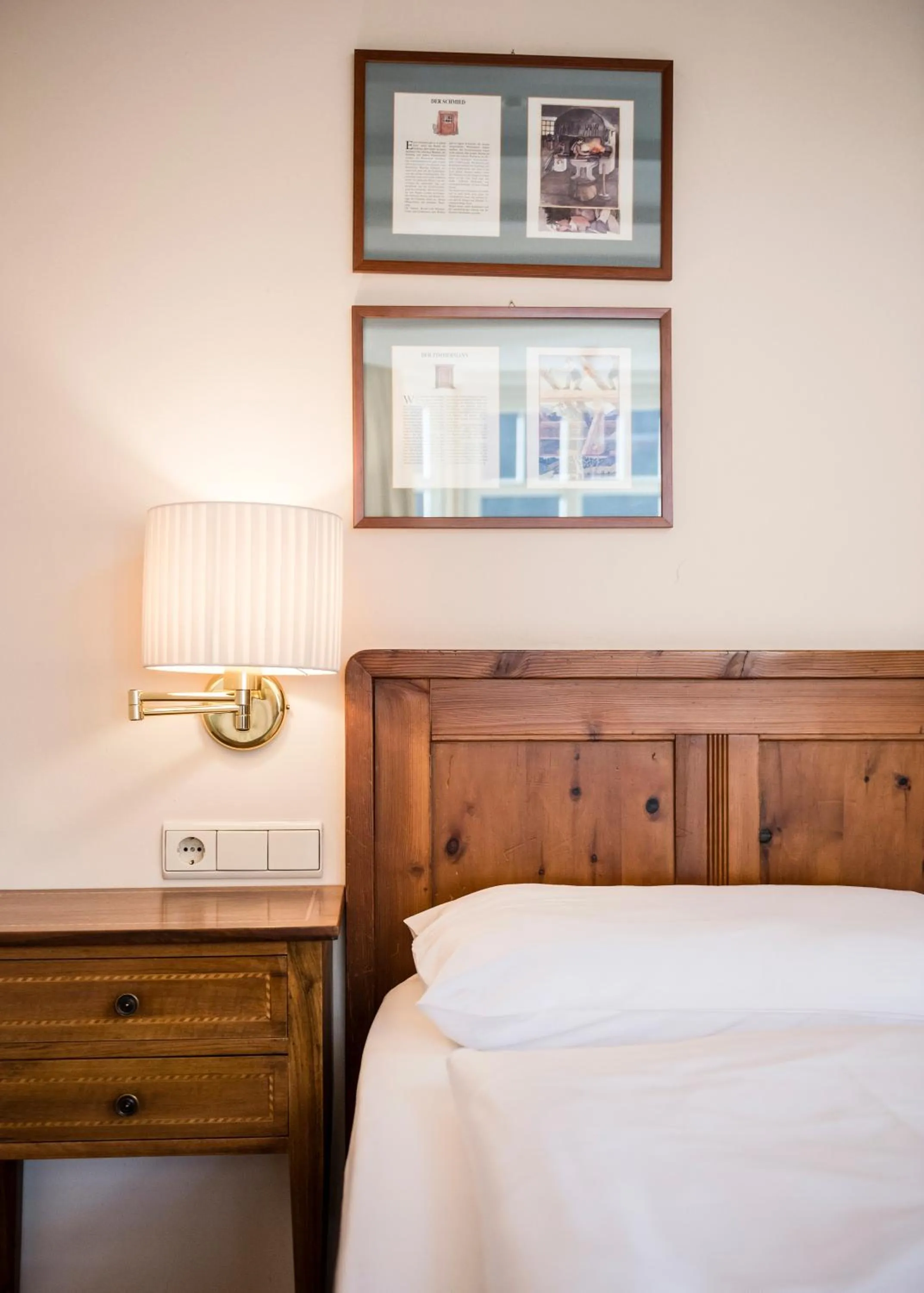 Bed in Classic Hotel Am Stetteneck