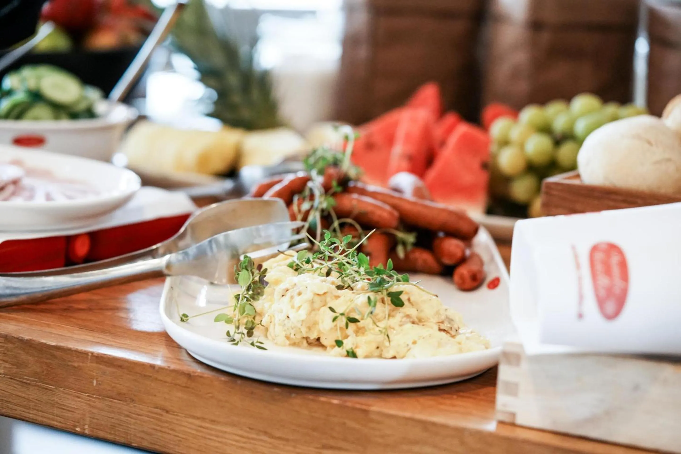Continental breakfast in Hotel Norden