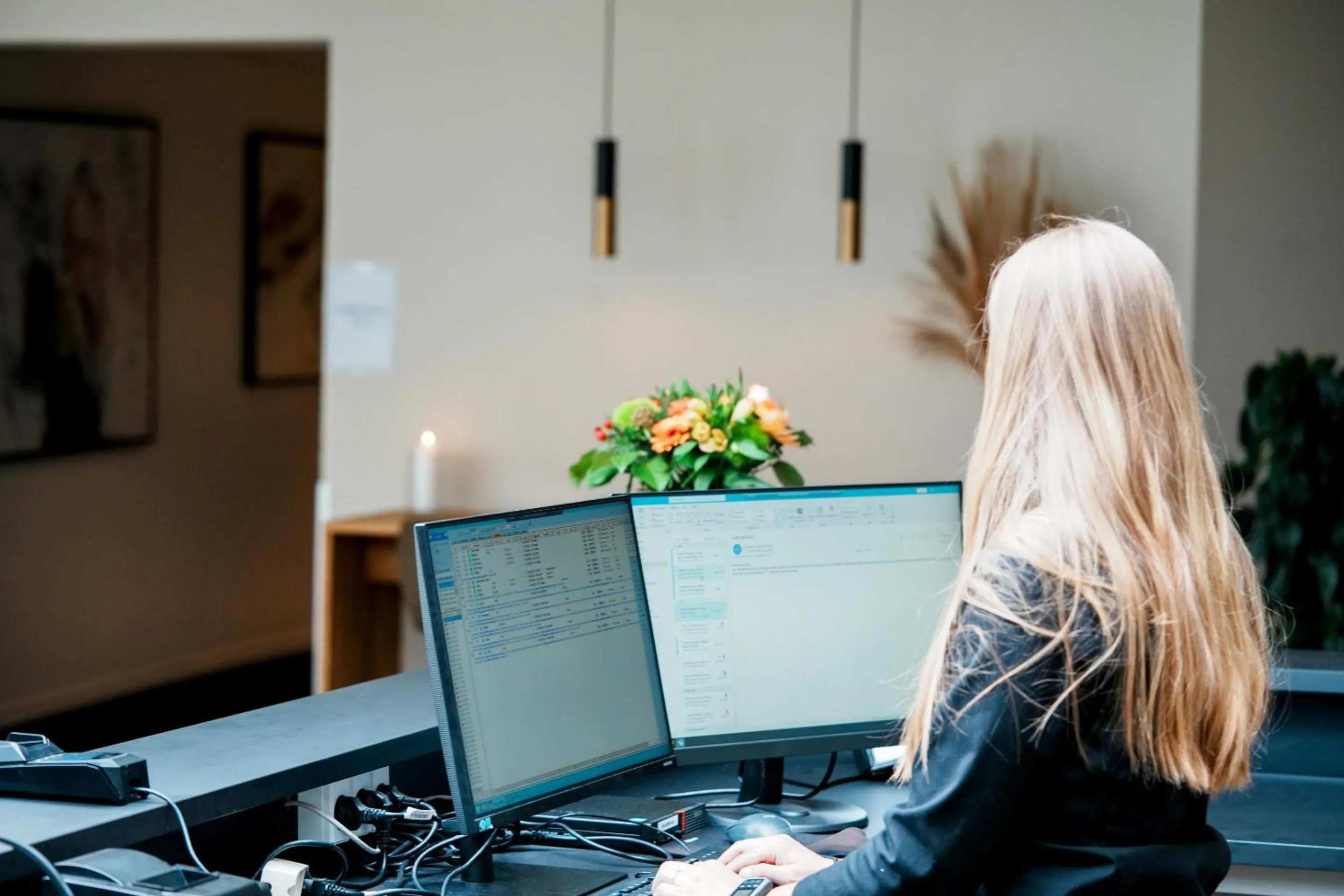 Lobby or reception in Hotel Norden