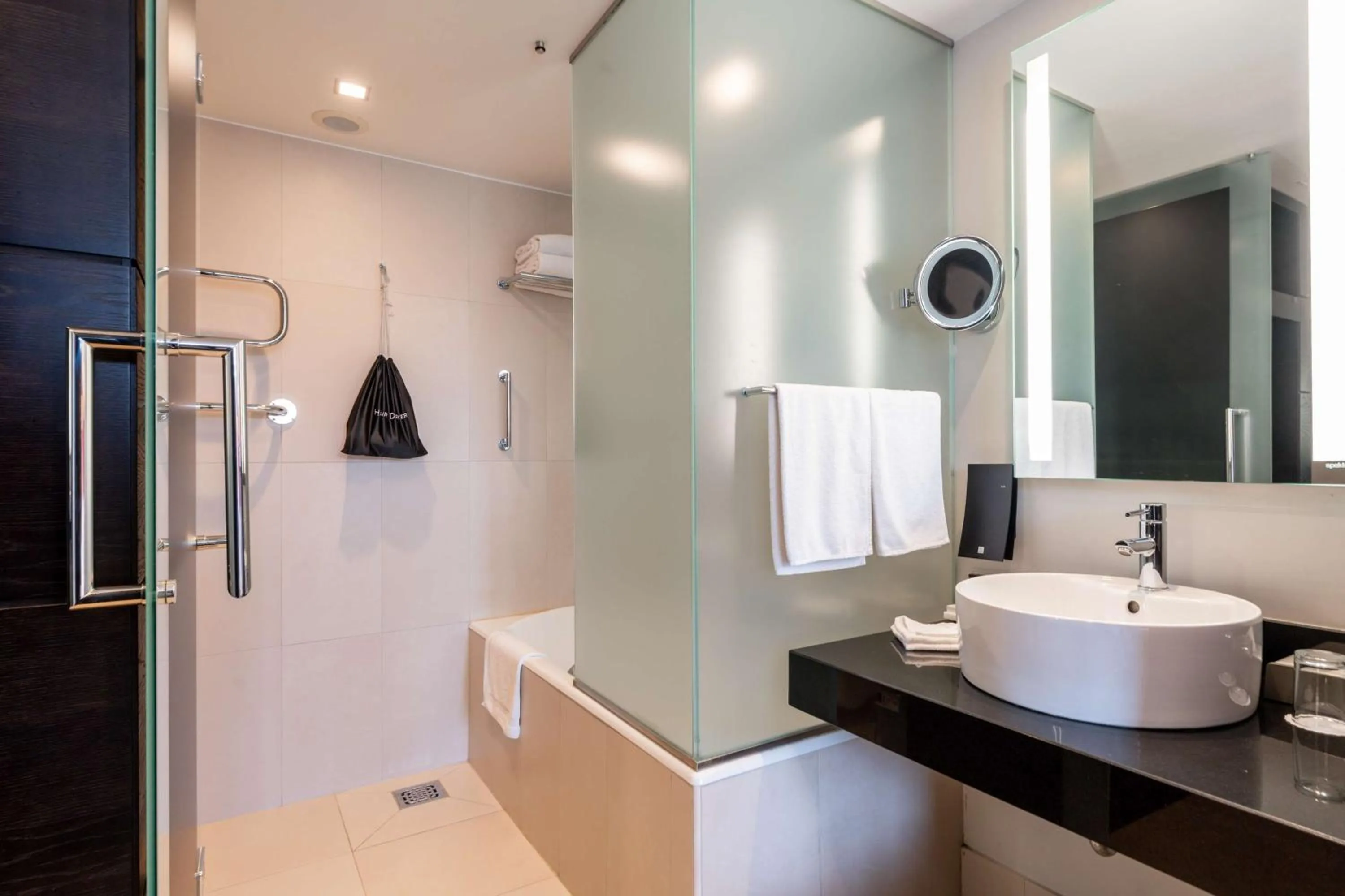 Bathroom in Radisson Blu Elizabete Hotel, Riga