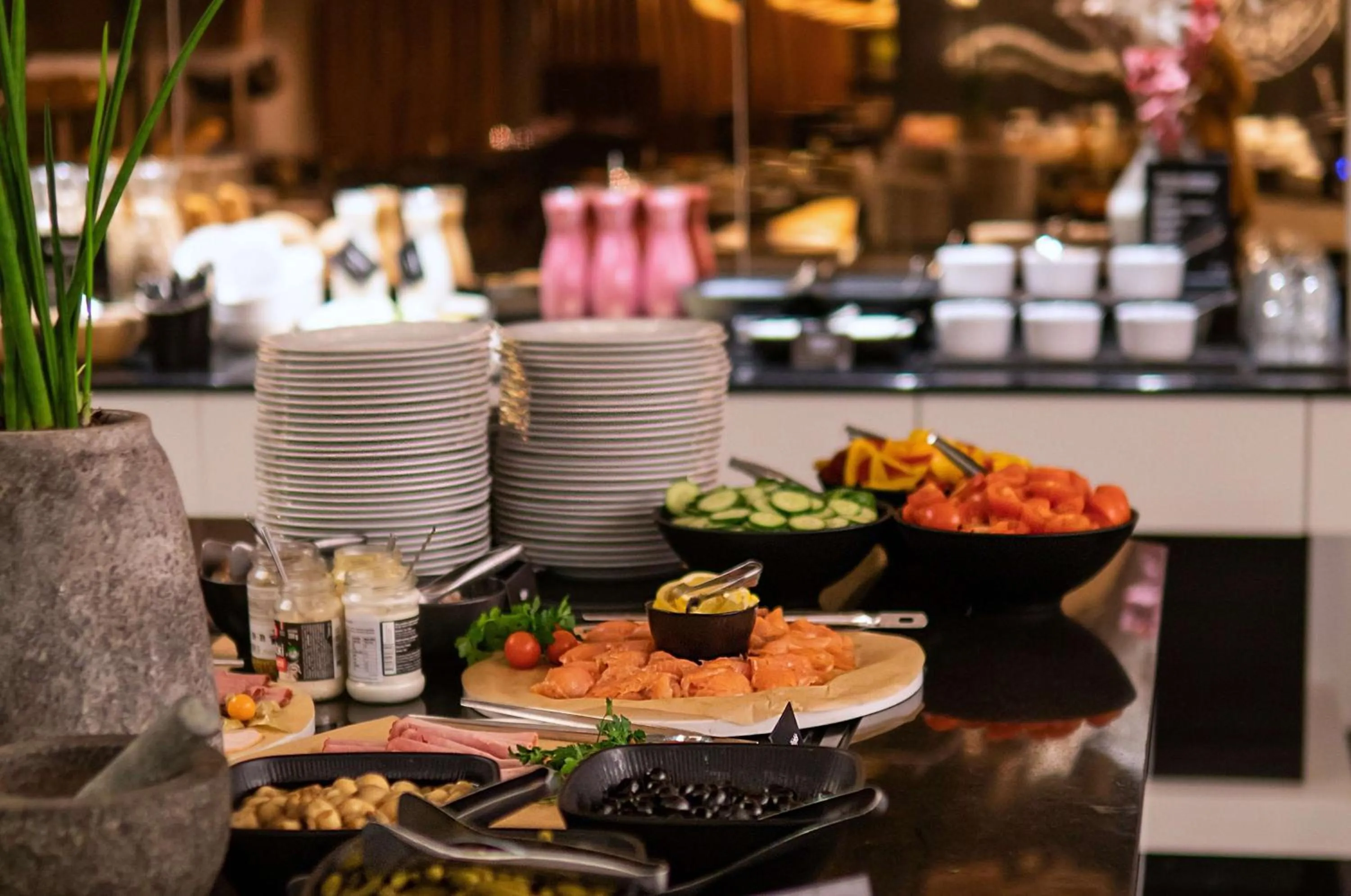 Breakfast in Radisson Blu Elizabete Hotel, Riga