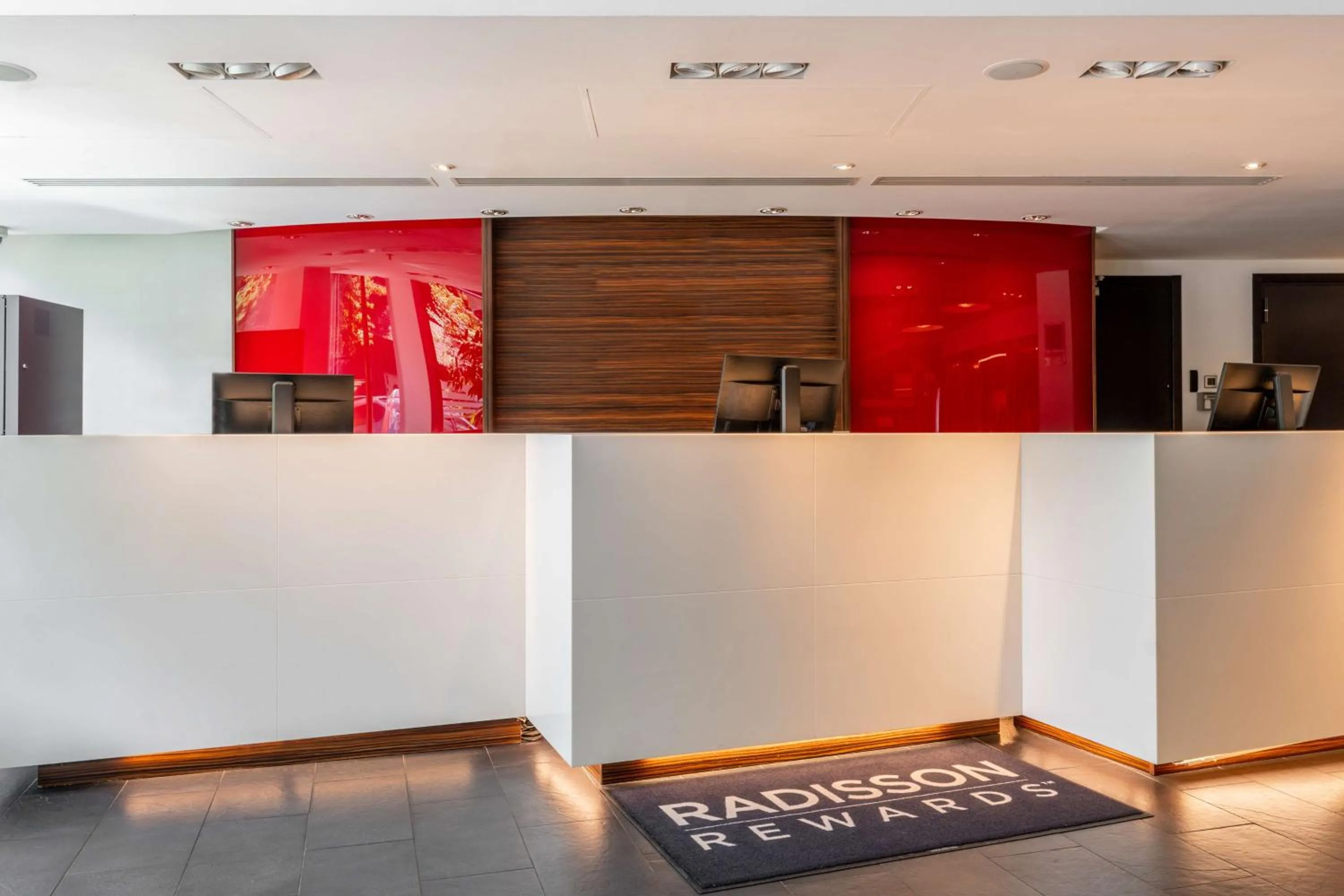 Lobby or reception in Radisson Blu Elizabete Hotel, Riga