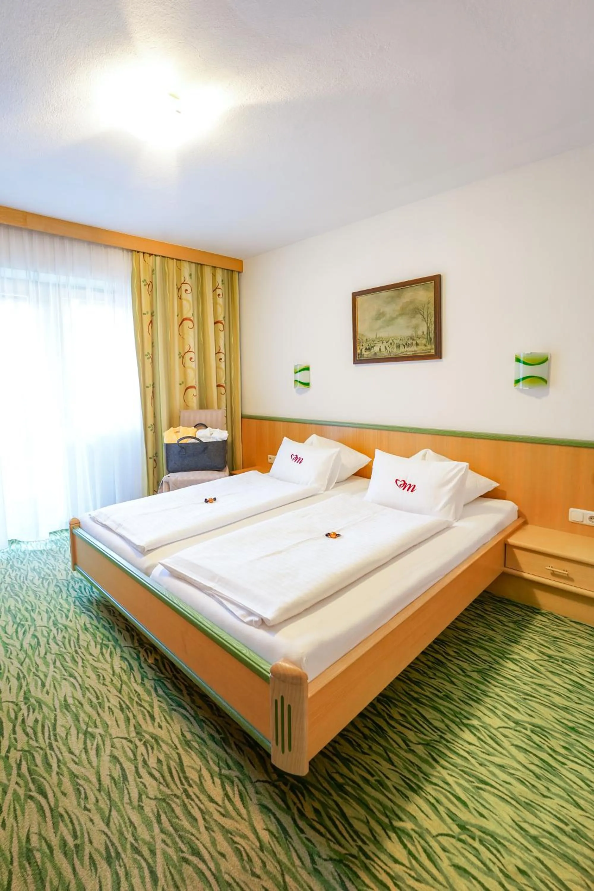 Bed in Hotel Eder Michaela