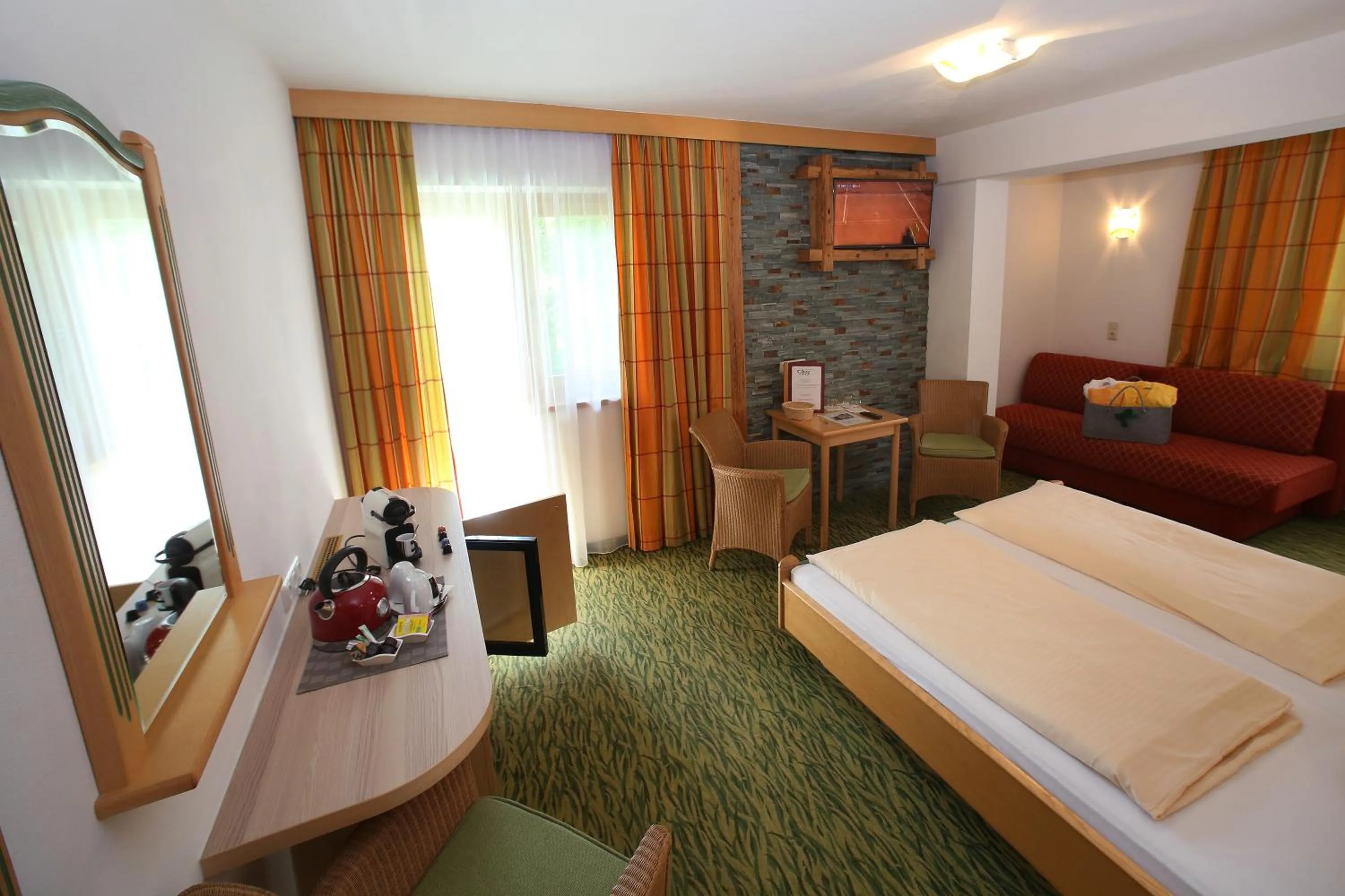 Bed in Hotel Eder Michaela