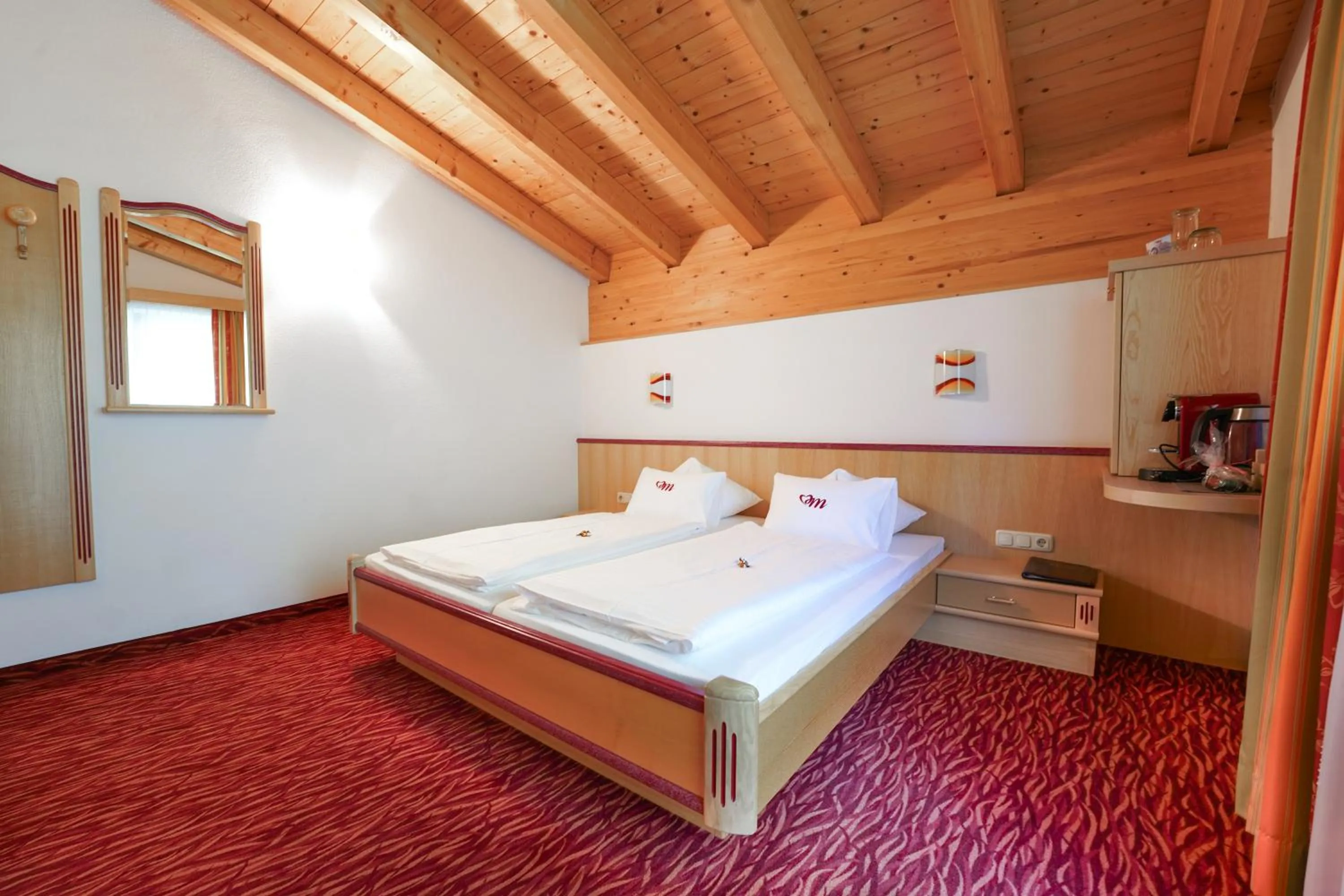 Bed in Hotel Eder Michaela