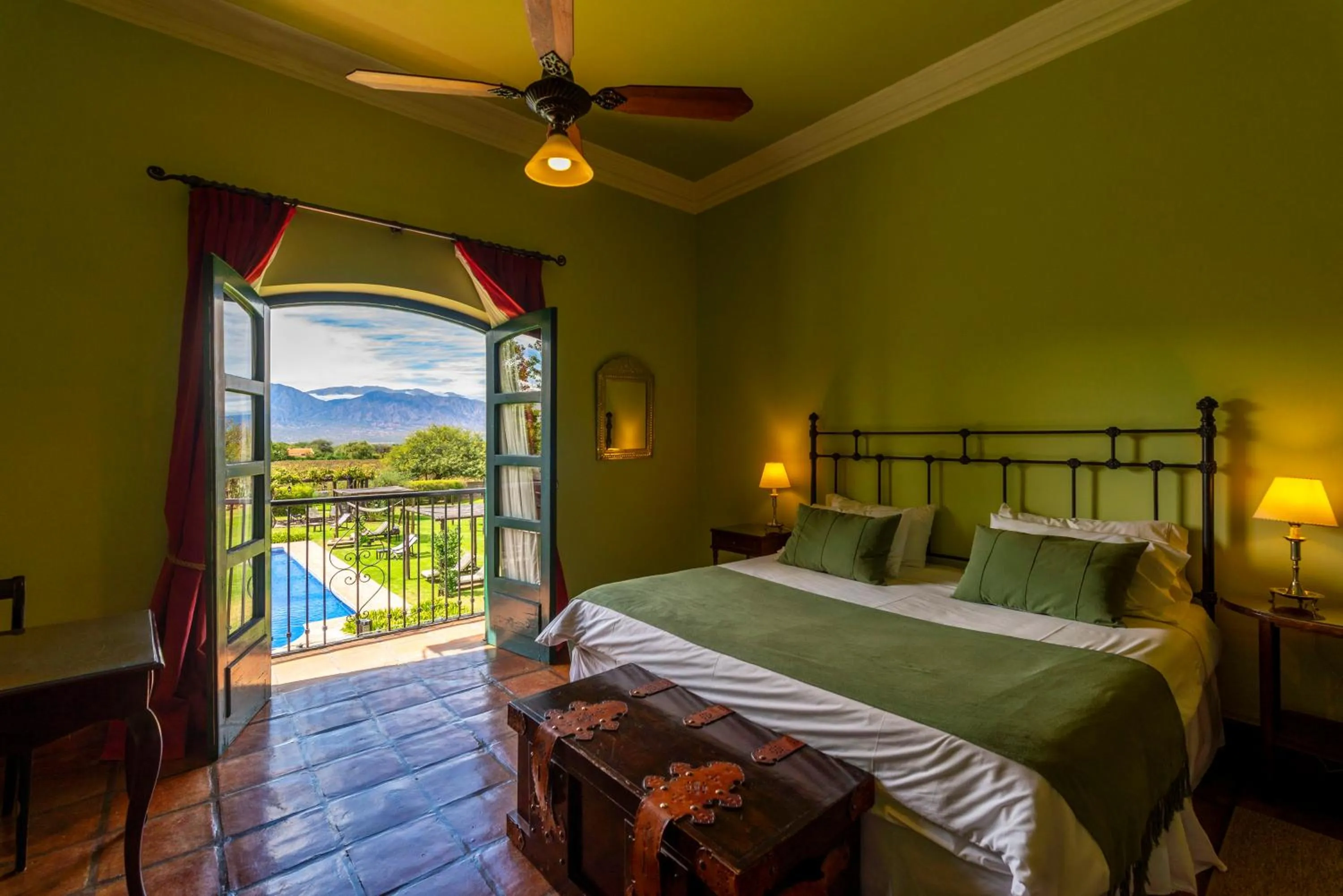 Bed in Patios de Cafayate - Wine Hotel & Restaurant