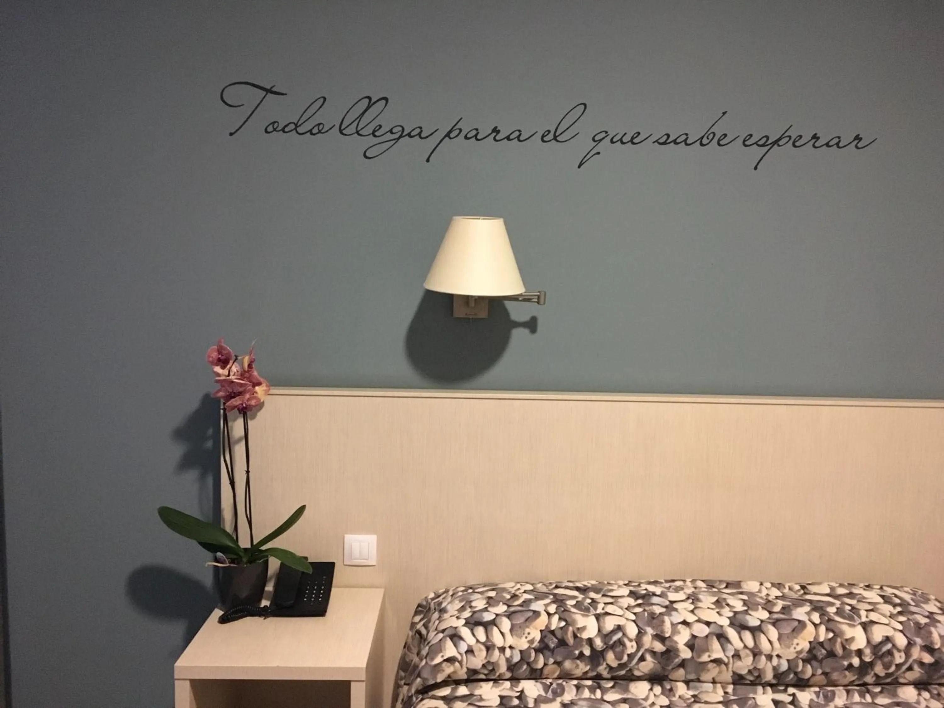 Decorative detail, Bed in Hotel HM Alfaro