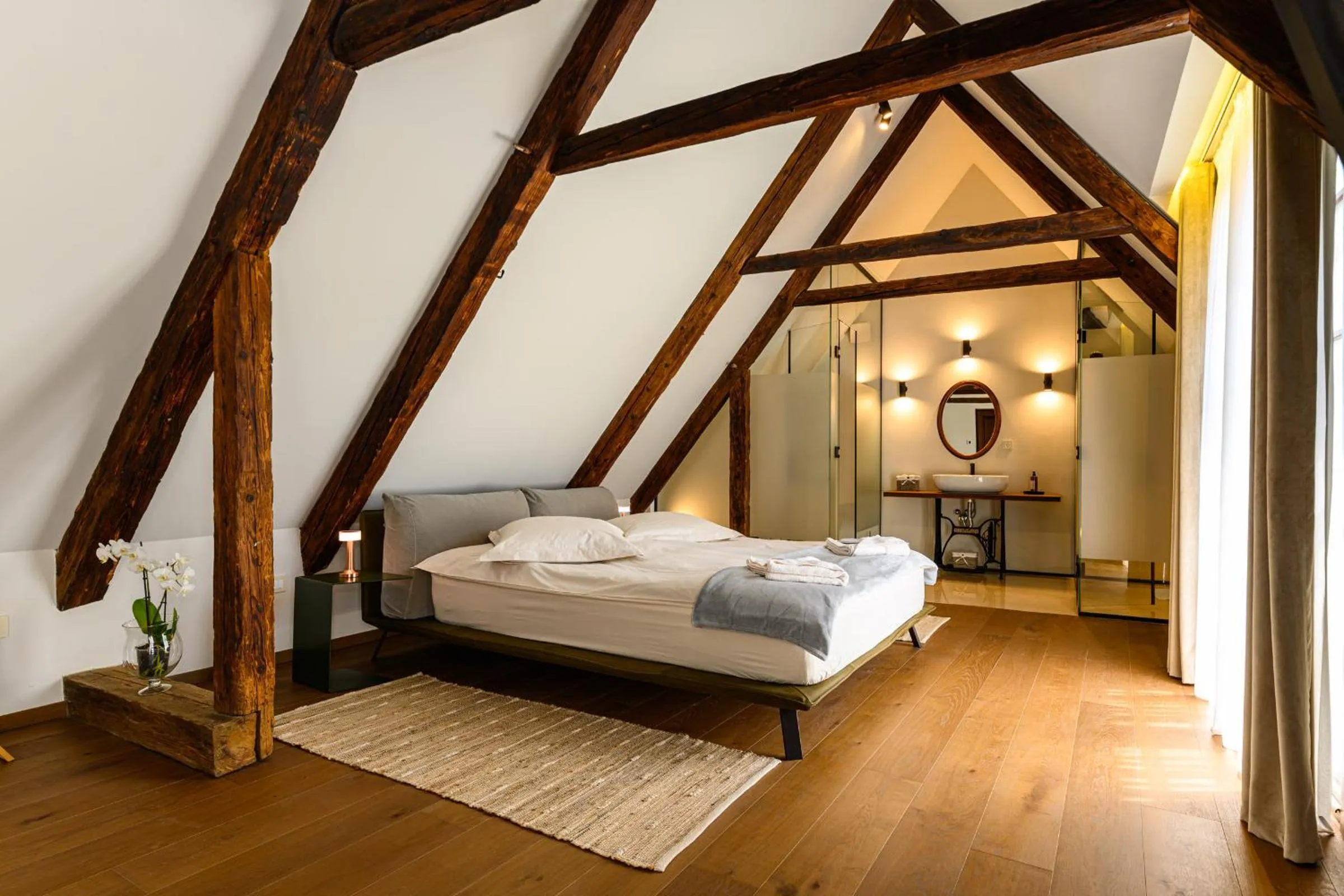 Bed in Casa Albert Boutique & Restaurant