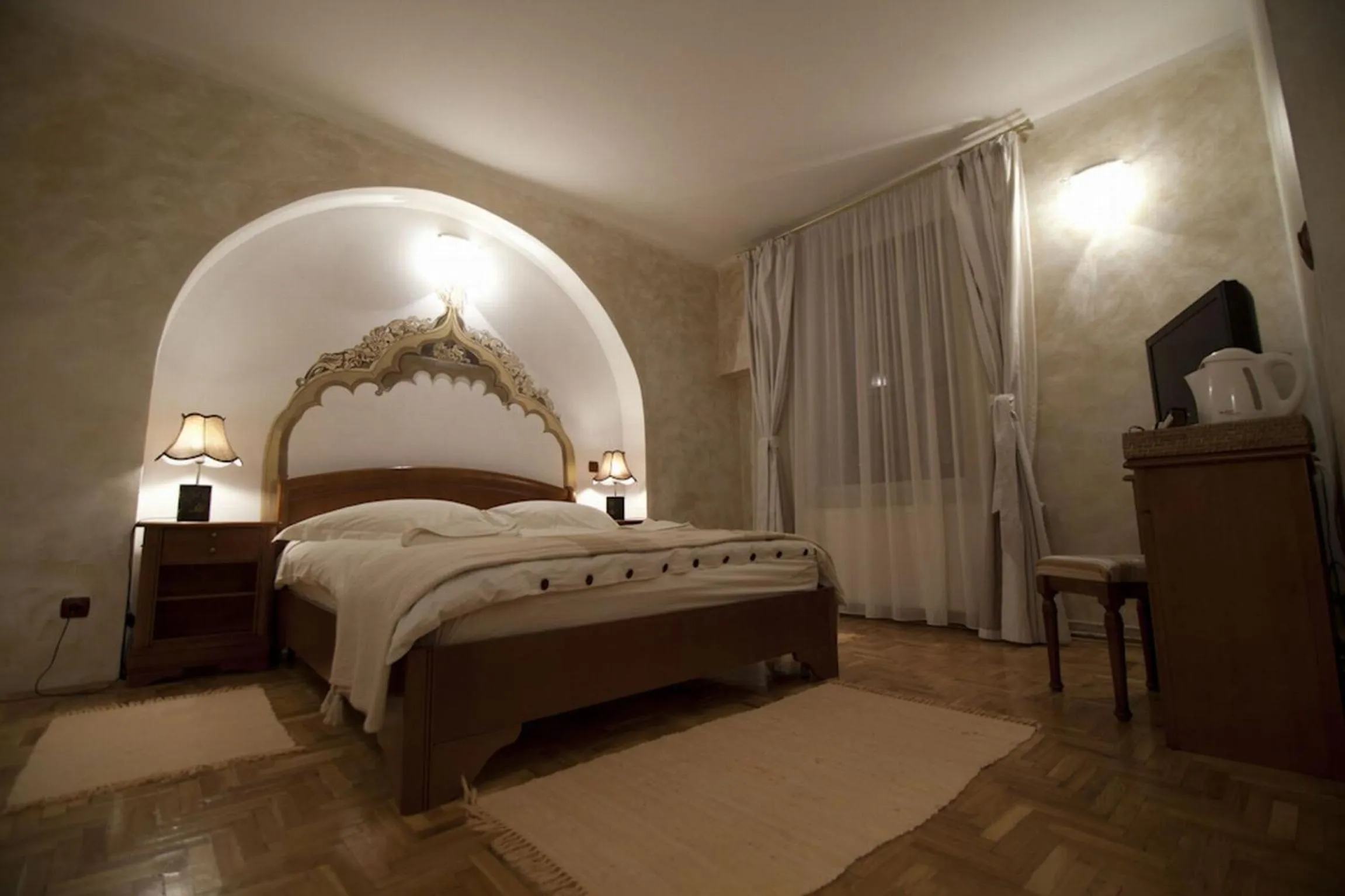 Bed in Casa Albert Boutique & Restaurant