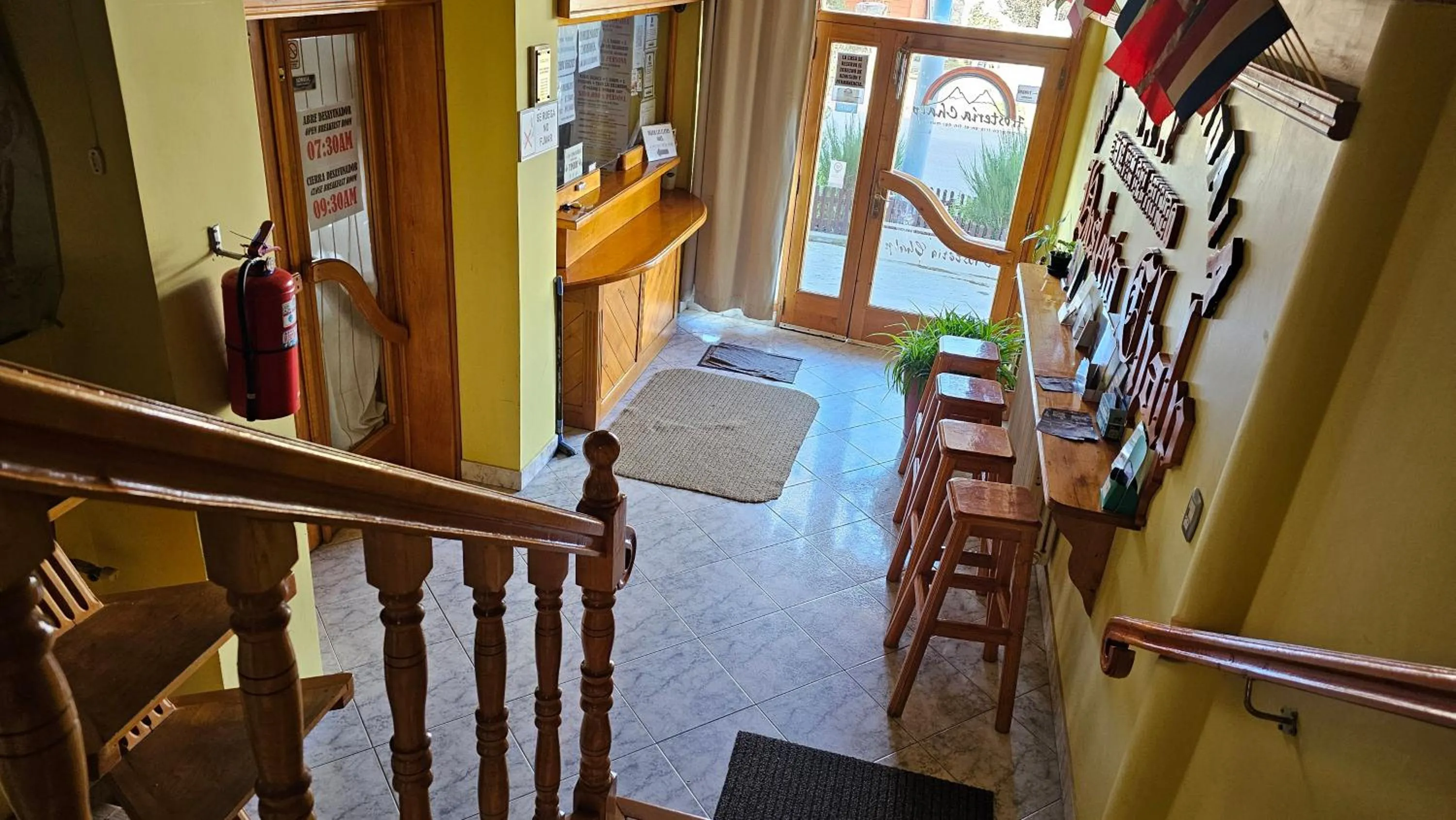 Lobby or reception in Hosteria Chalp