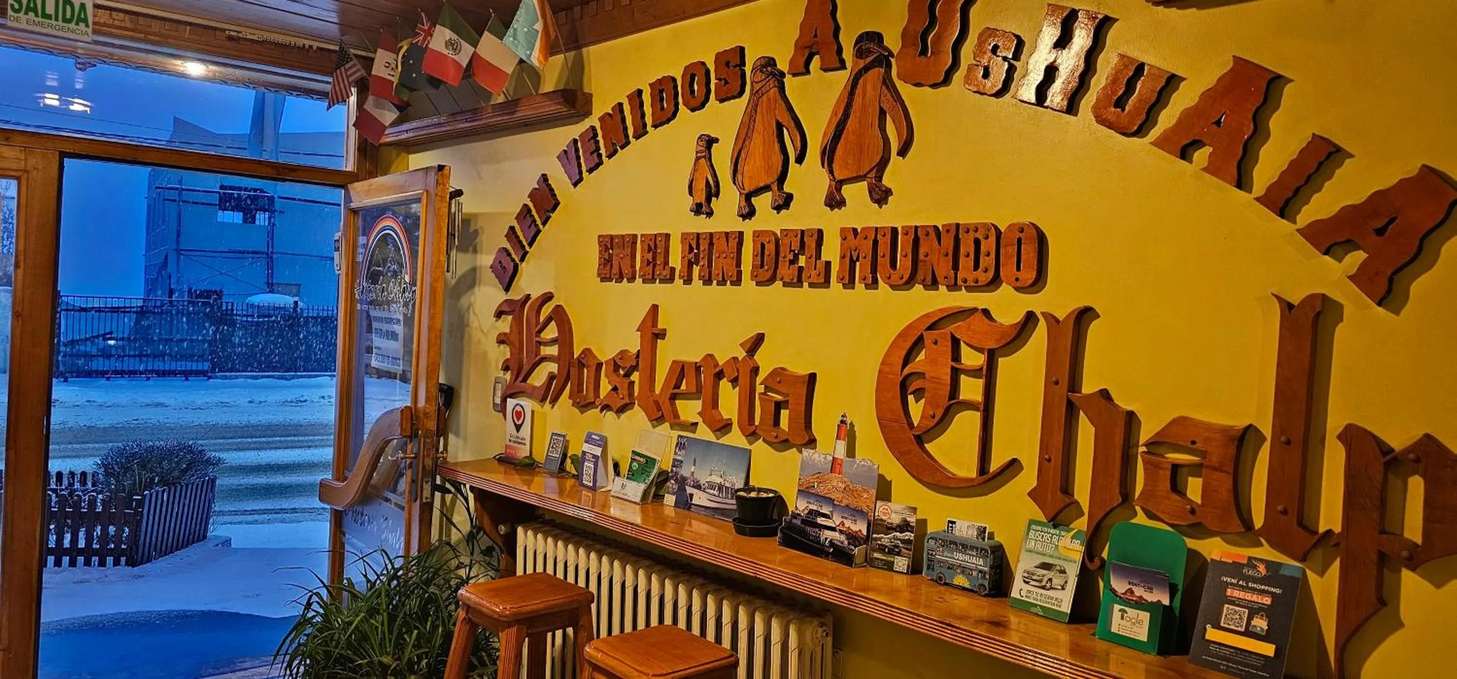 Lobby or reception in Hosteria Chalp