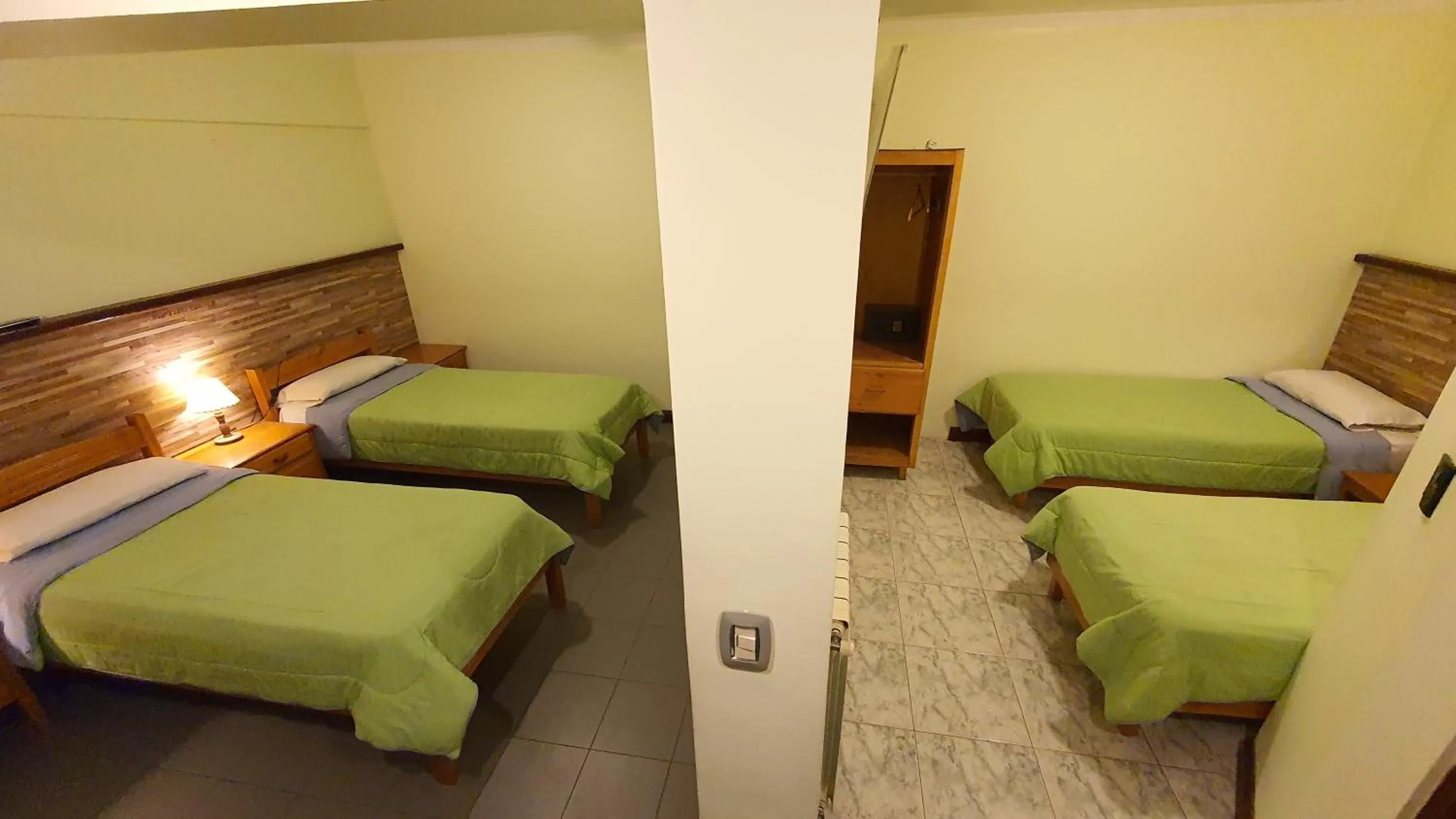 Bed in Hosteria Chalp