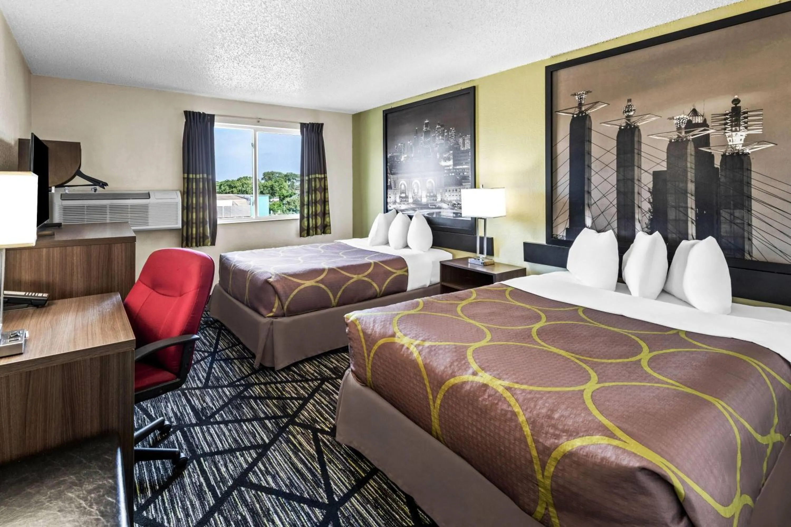 Bed in Super 8 by Wyndham Independence Kansas City