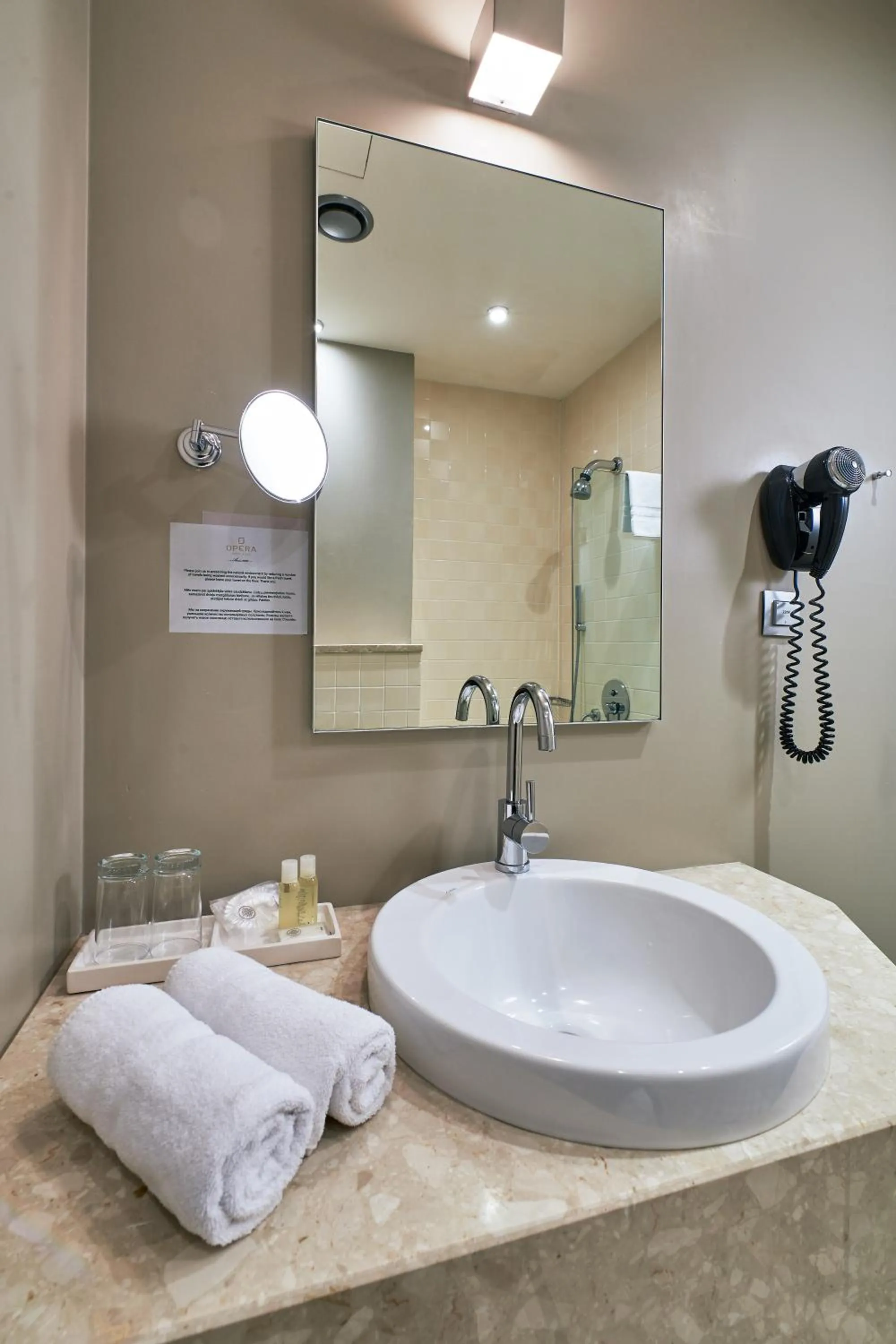 Bathroom in Opera Hotel