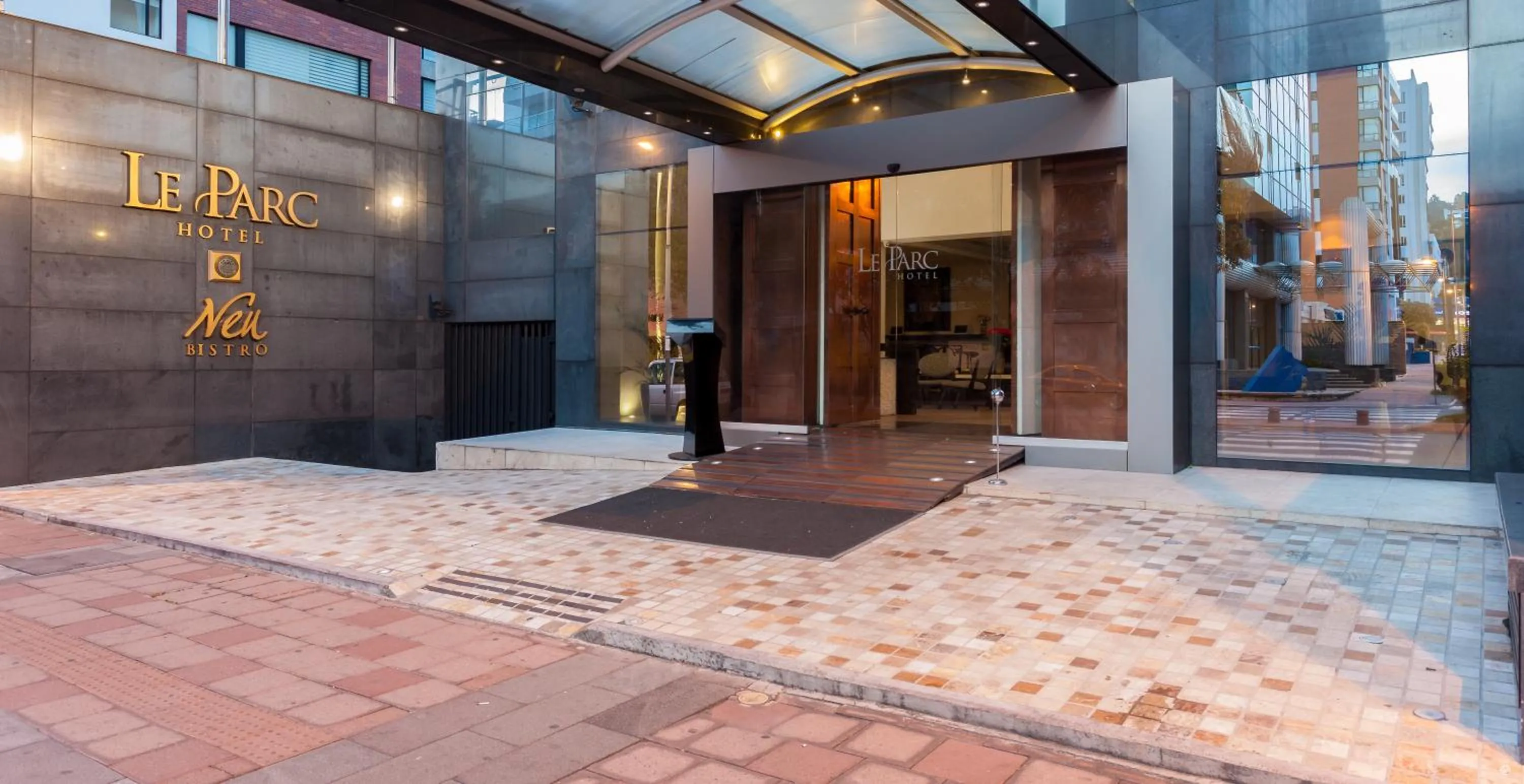 Facade/entrance in Le Parc Hotel, Beyond Stars