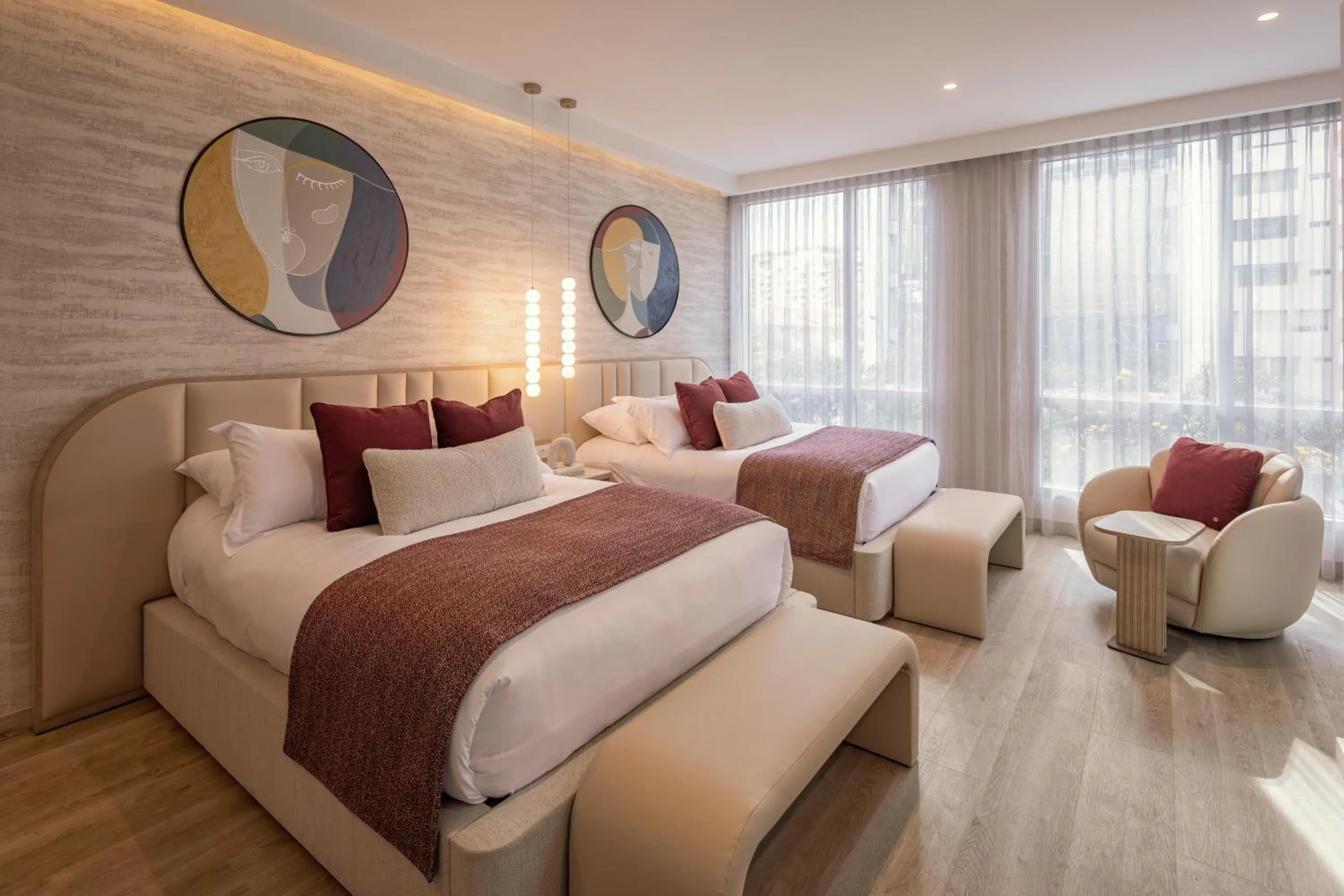 Bed in Le Parc Hotel, Beyond Stars