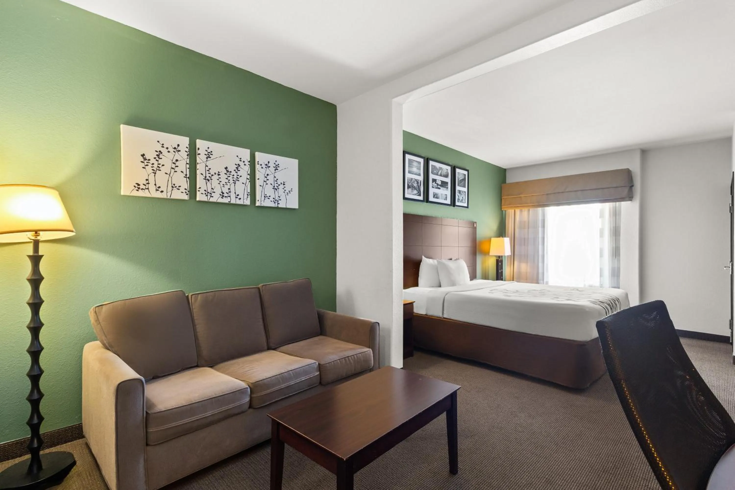 Bed in Sleep Inn & Suites Bush Intercontinental - IAH East