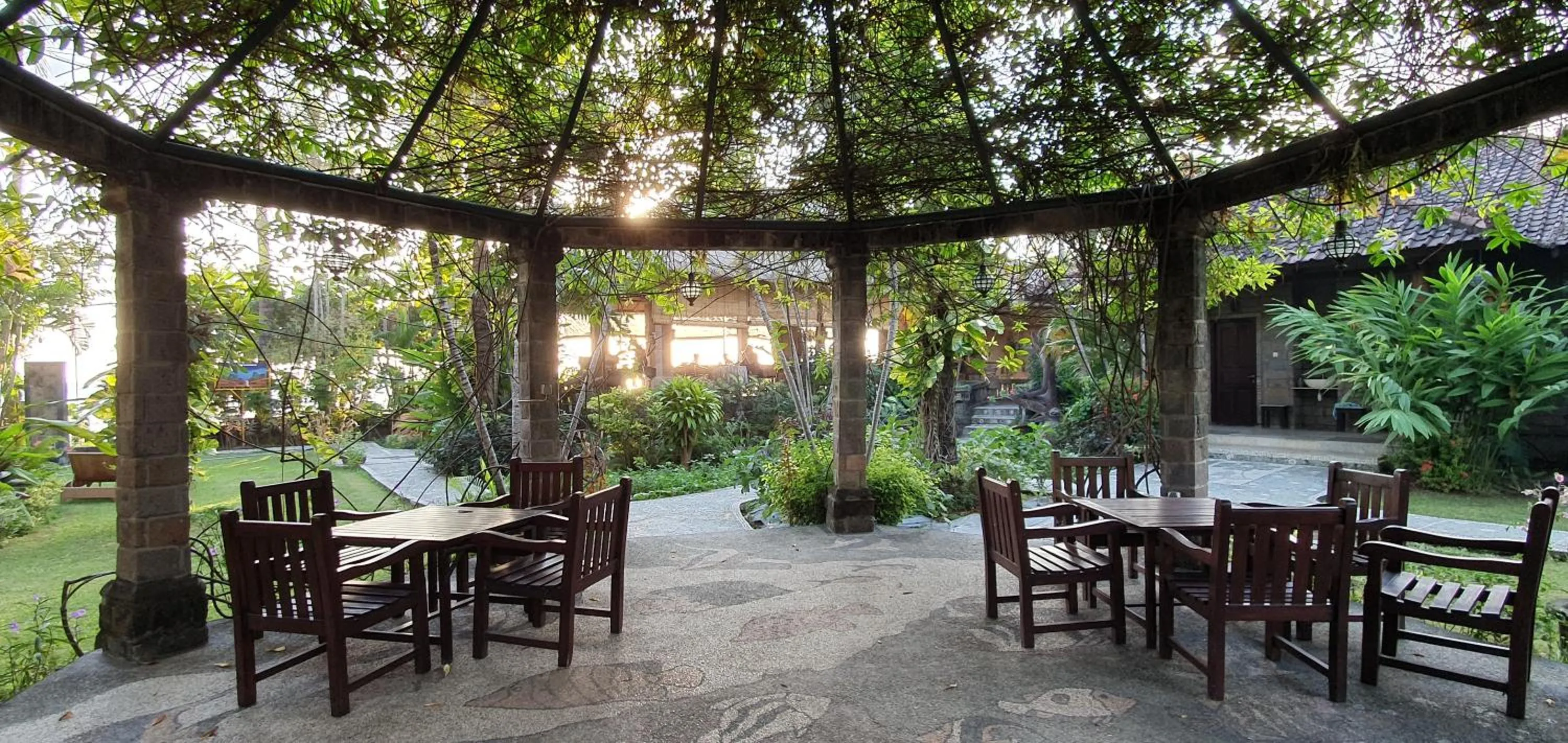 Patio in Coral View Villas