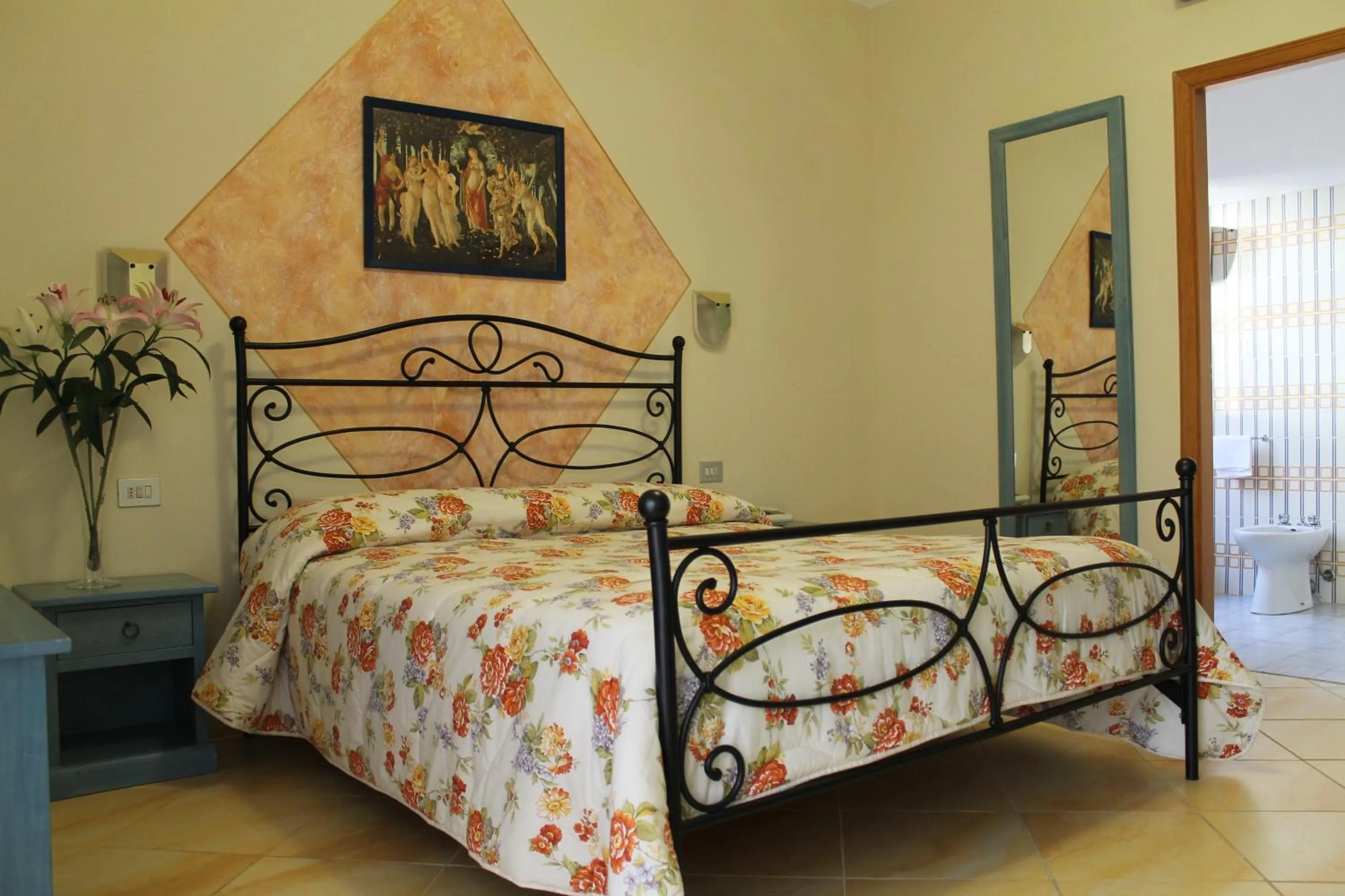 Bedroom, Bed in Hotel Ismaele