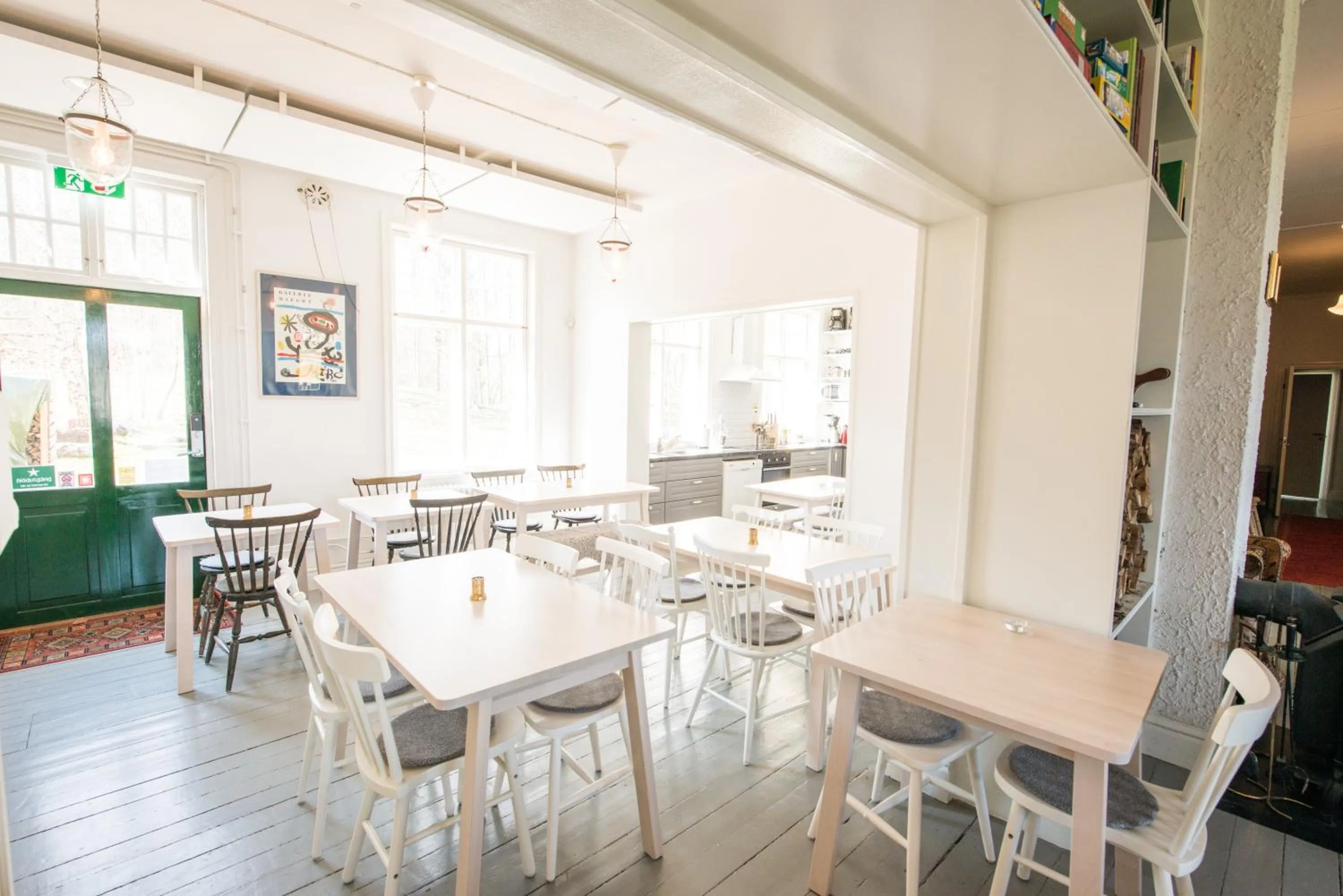 Dining area in STF Villa Söderåsen B&B