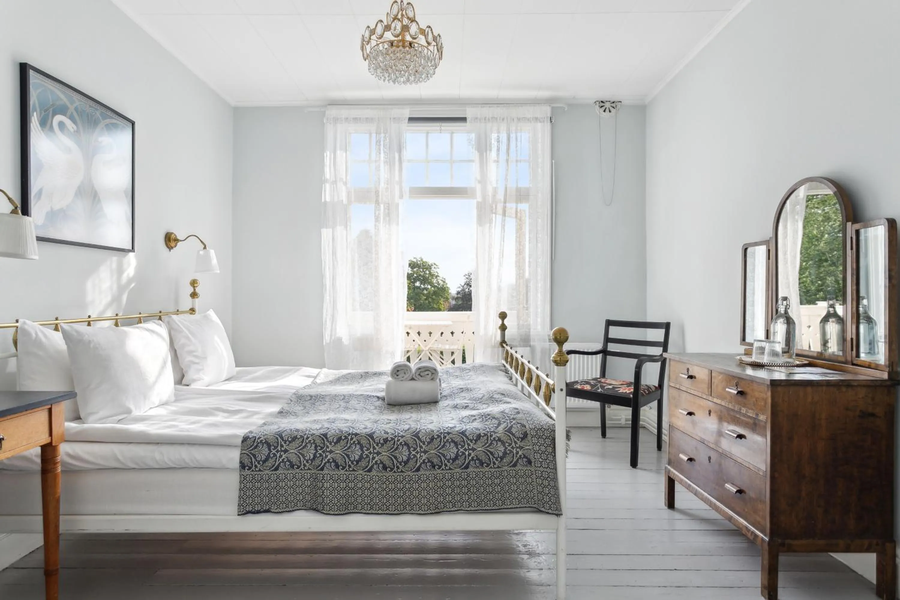 Bed in STF Villa Söderåsen B&B