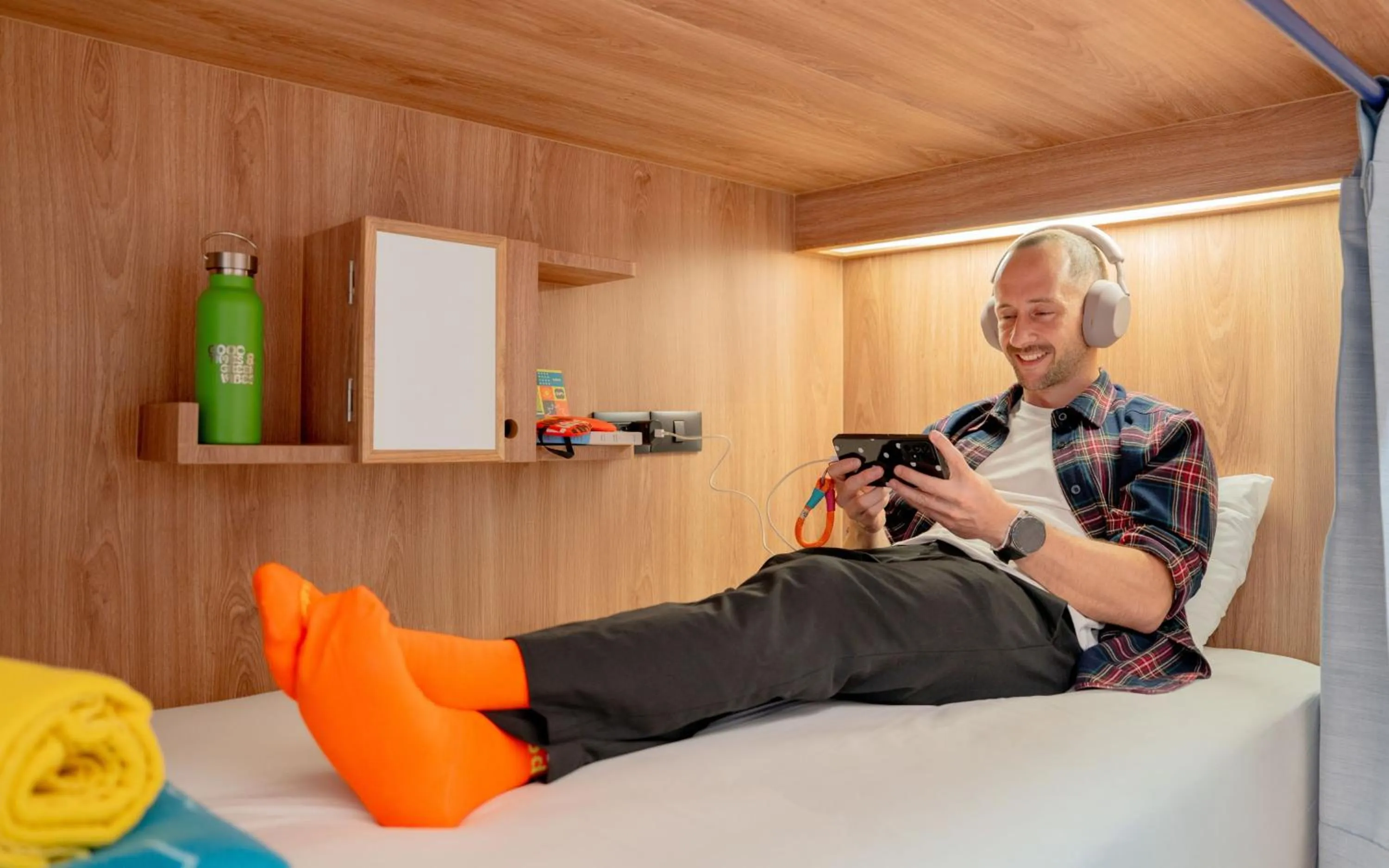 Bed in Lub d Bangkok Siam - New Look, Across from MBK & Skytrain Access