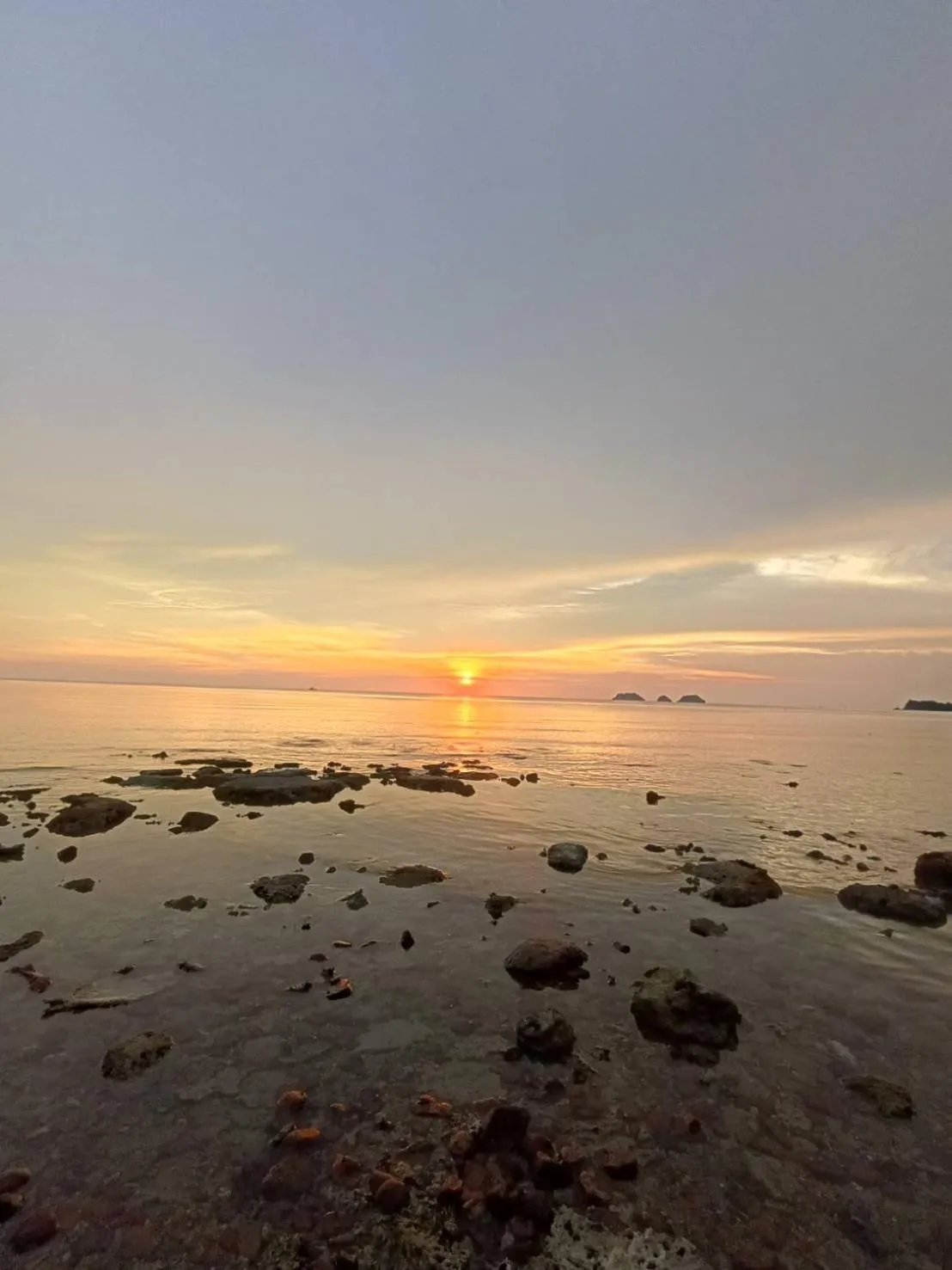 Sunset in Koh Chang Bailan Beach Resort