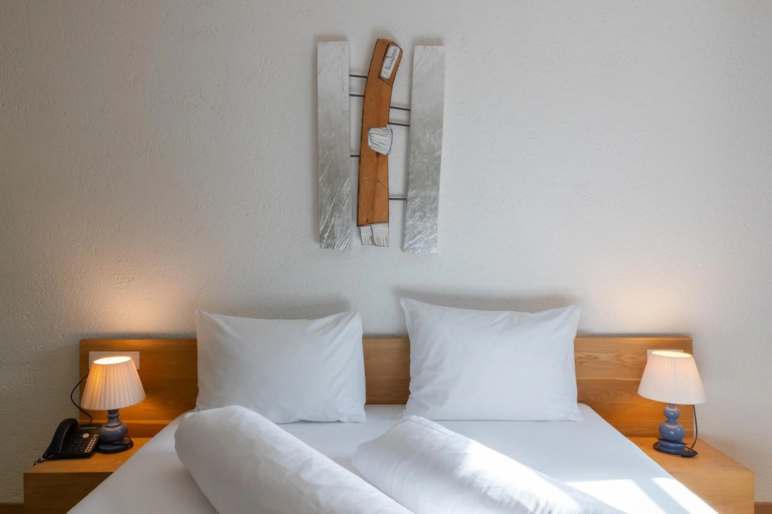 Bed in Hotel Sachsenklemme