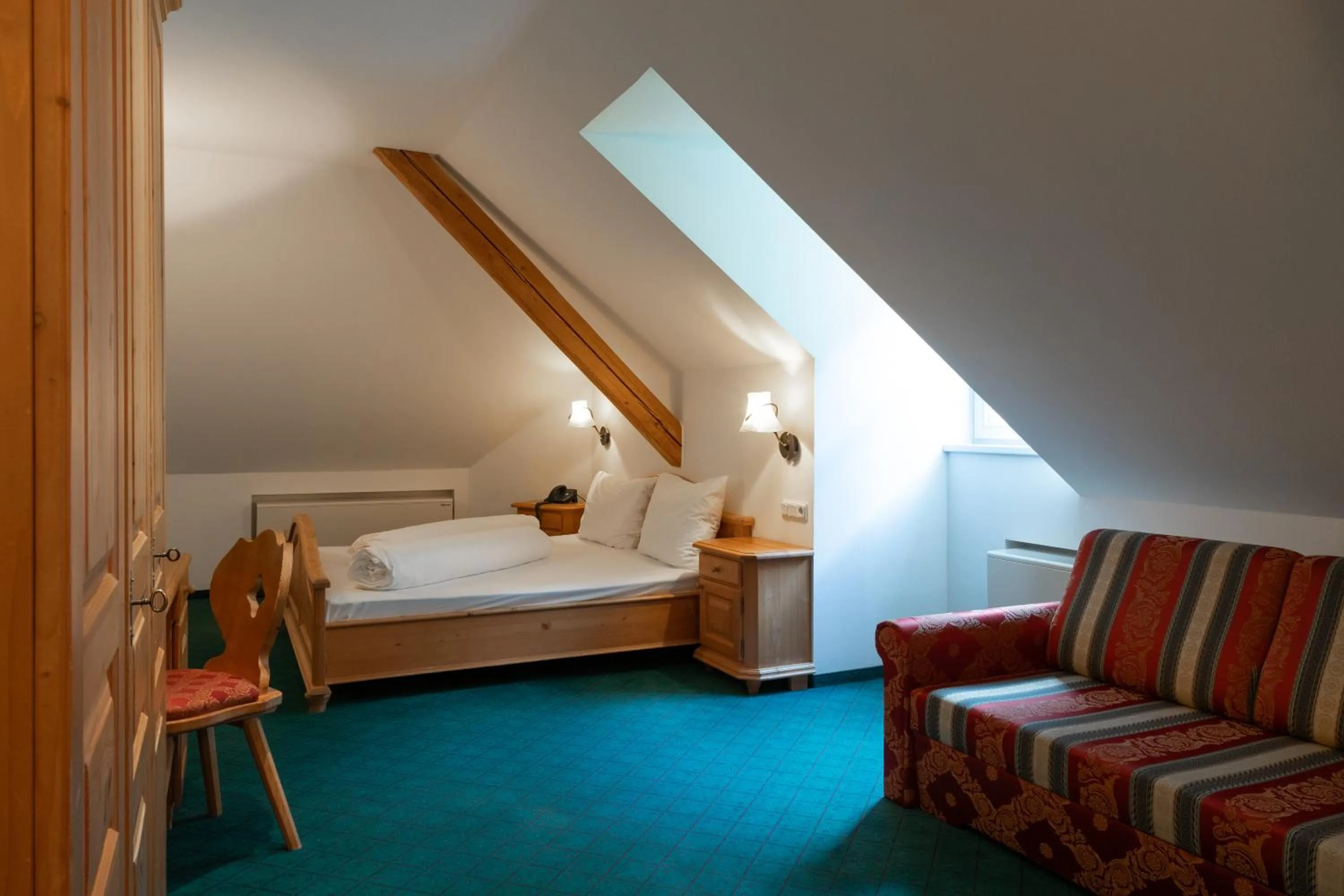 Bed in Hotel Sachsenklemme