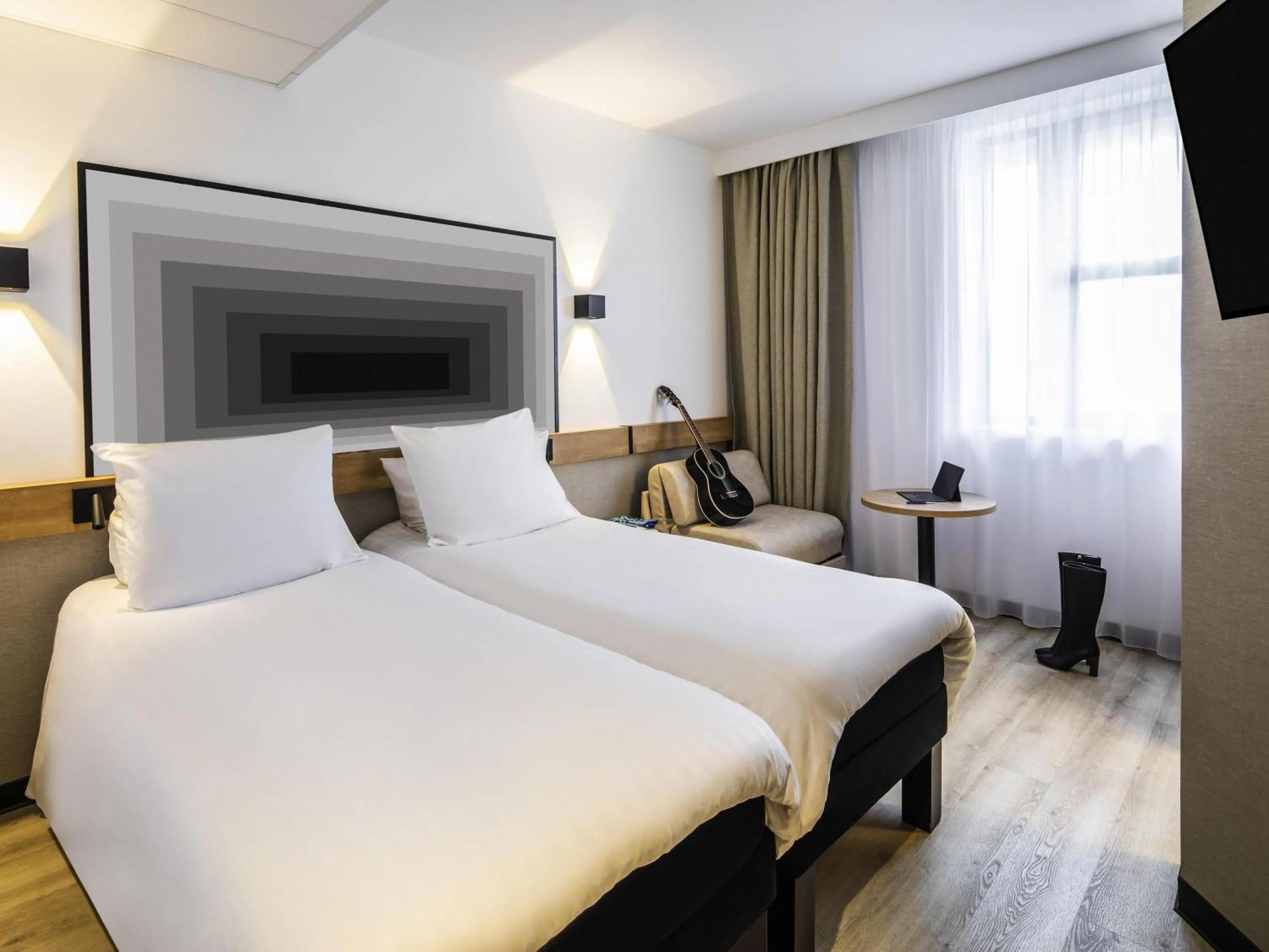 Bedroom, Bed in ibis Brest Centre