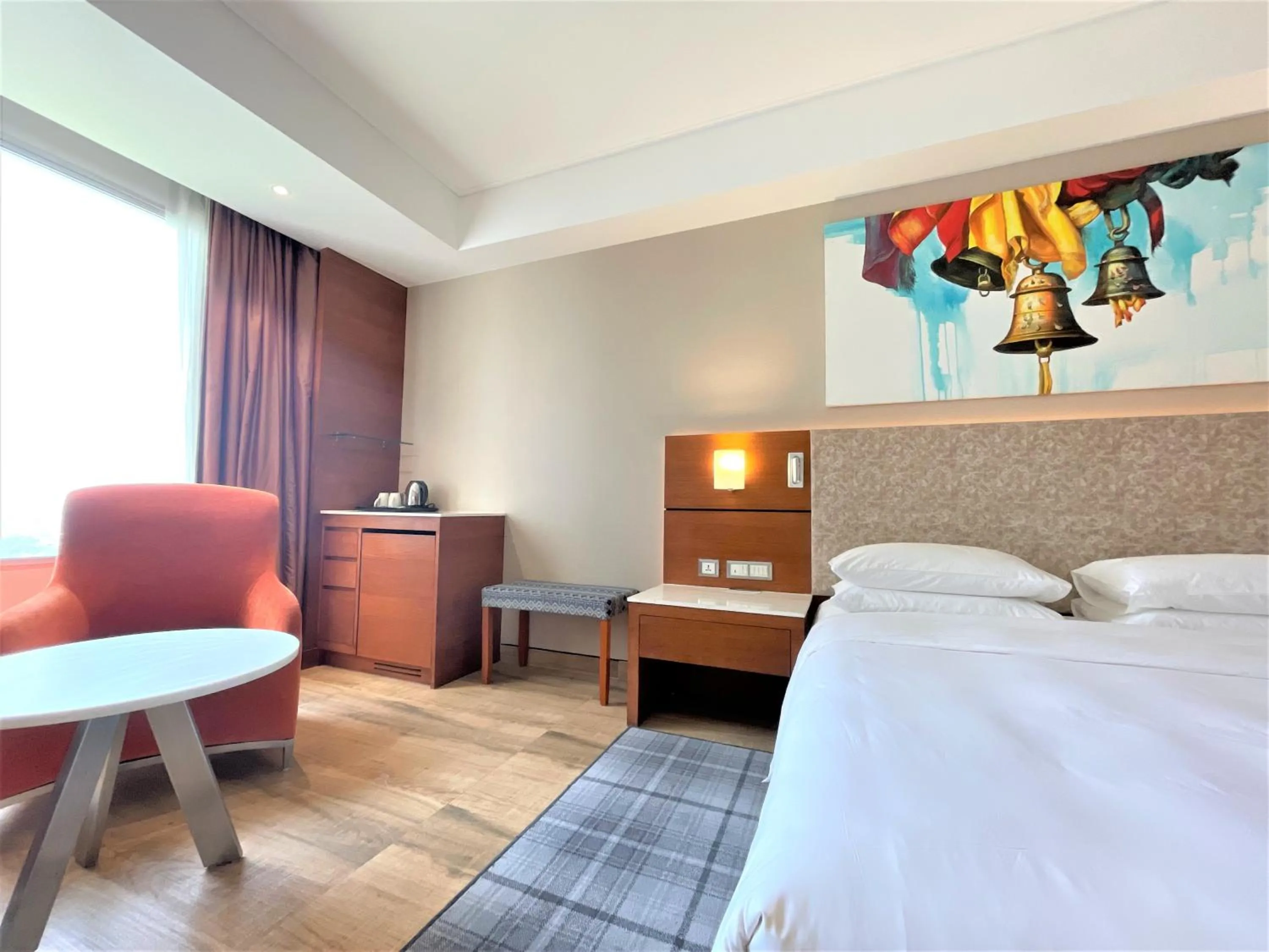 Photo of the whole room, Bed in Hyatt Centric Janakpuri New Delhi