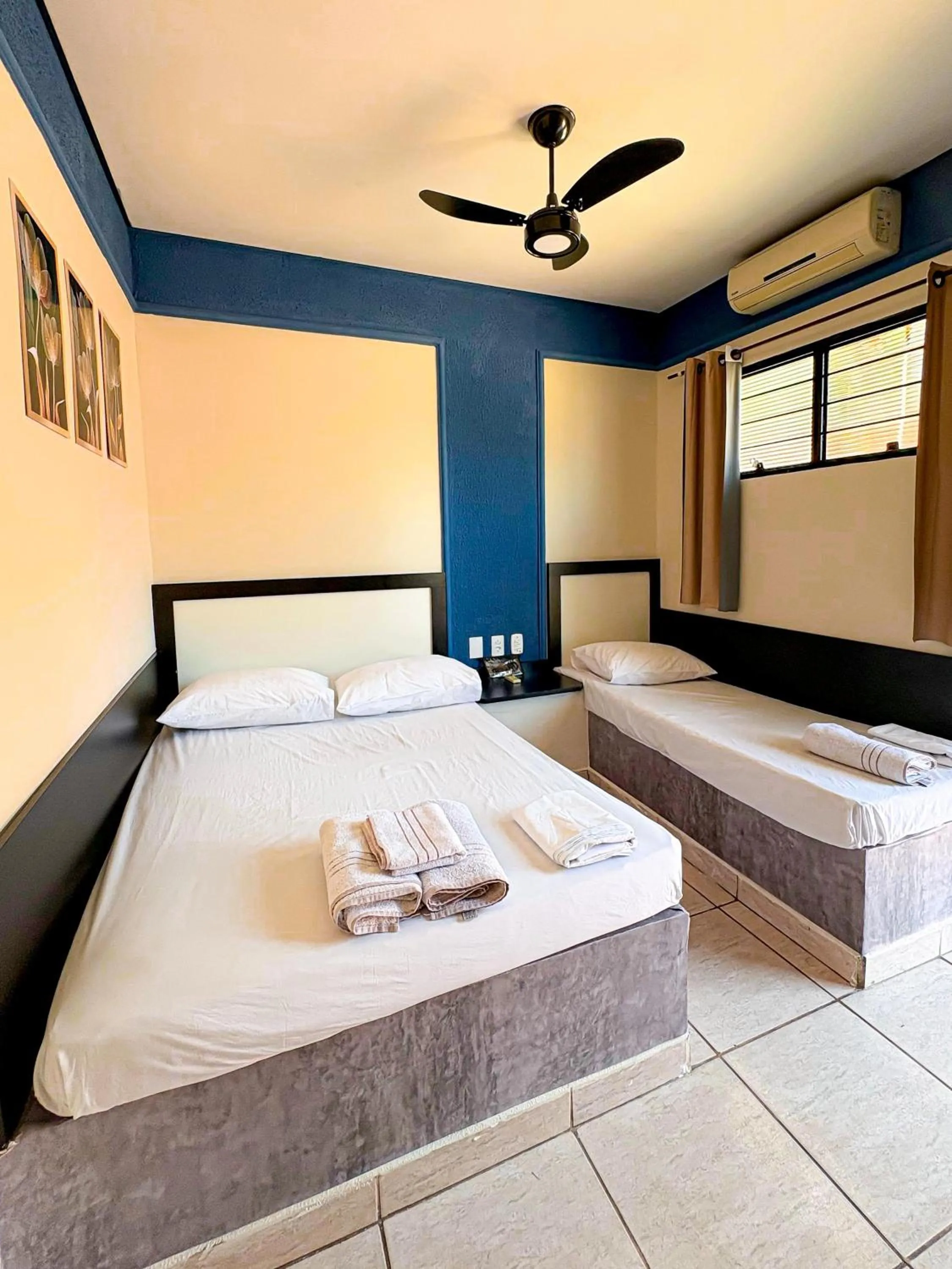 Bedroom, Bed in Pousada Caminhos do Interior