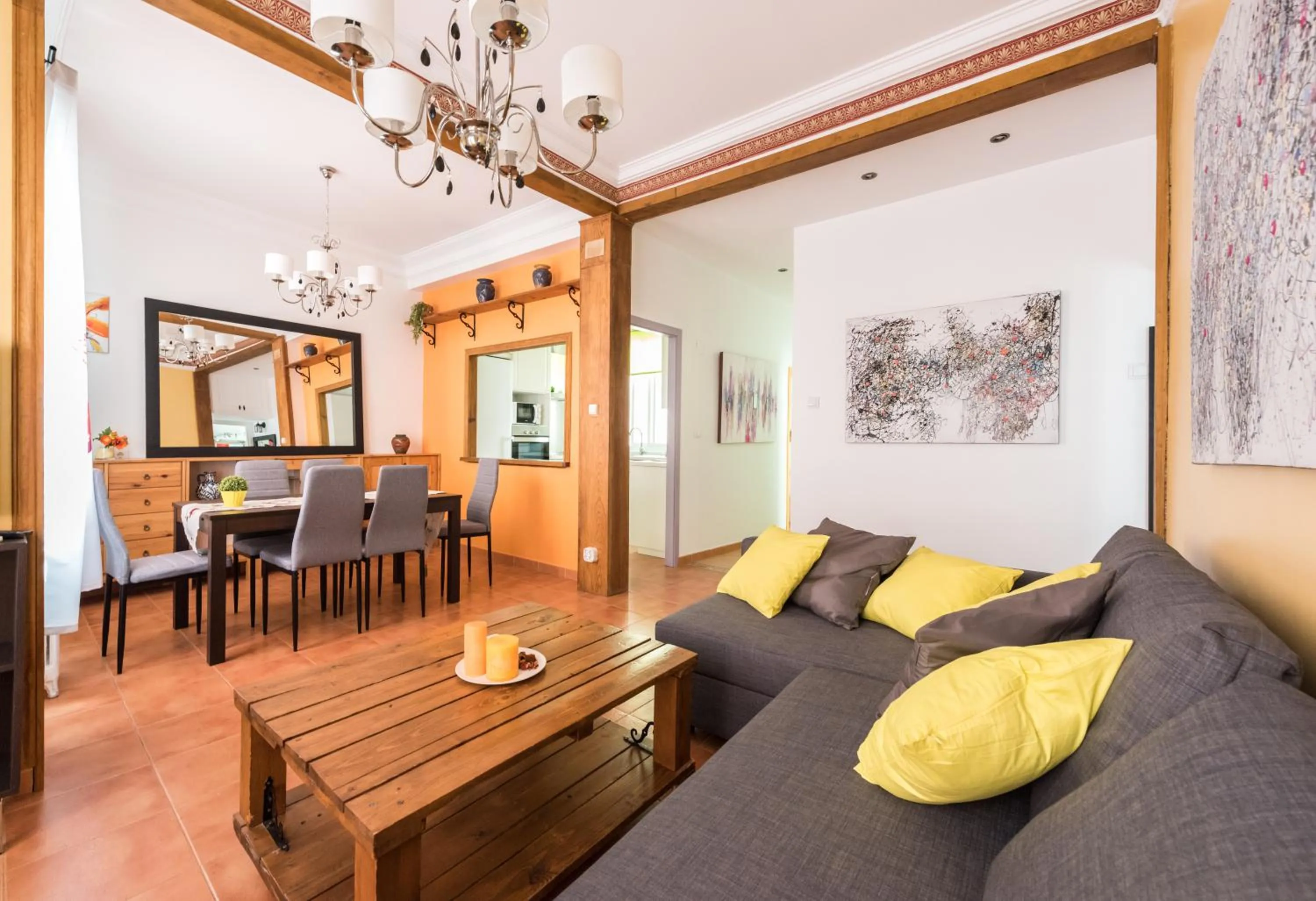 Living room in Apartmento Las Letras - Alojamiento de temporada