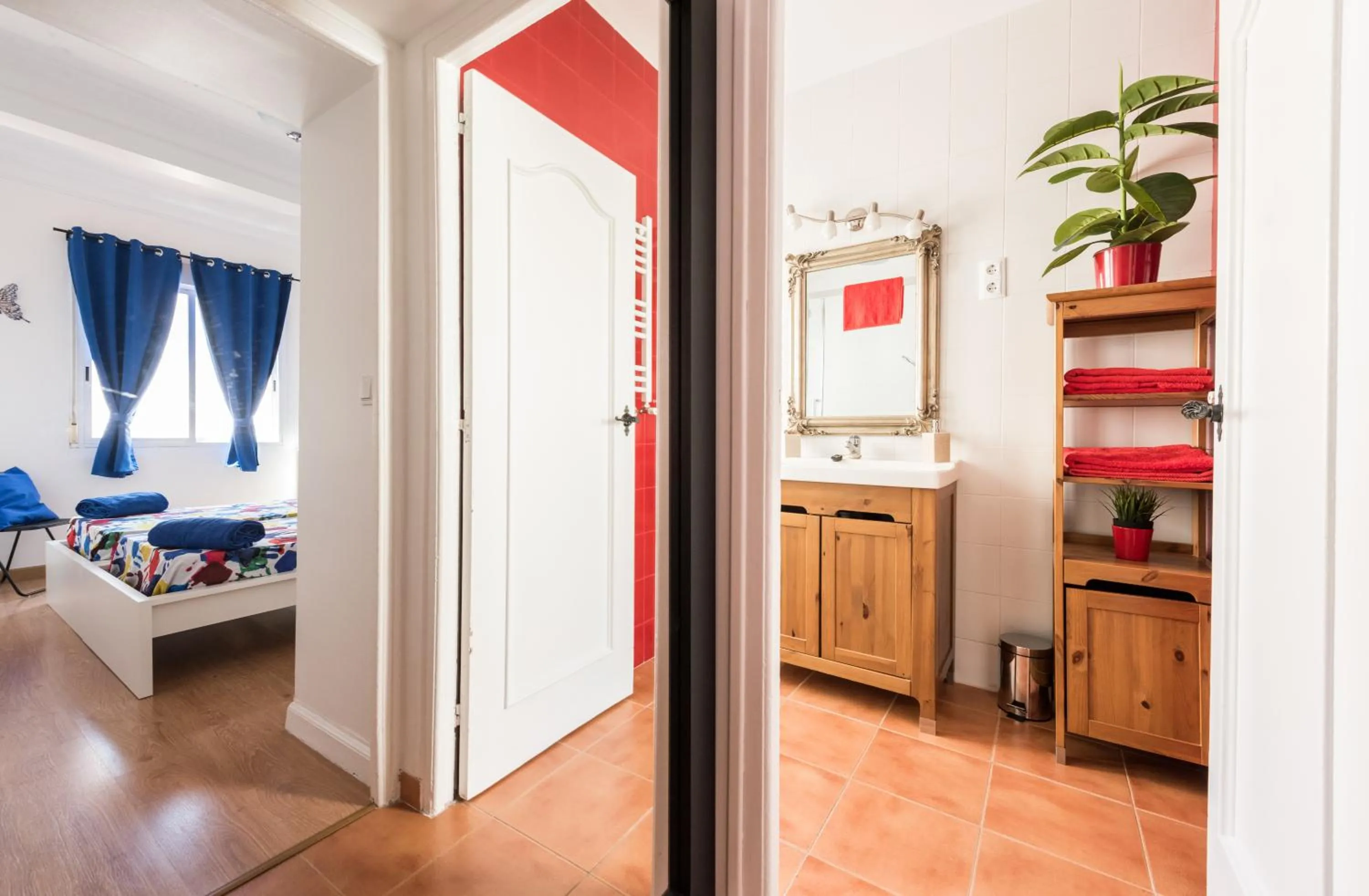 Decorative detail, Bed in Apartmento Las Letras - Alojamiento de temporada