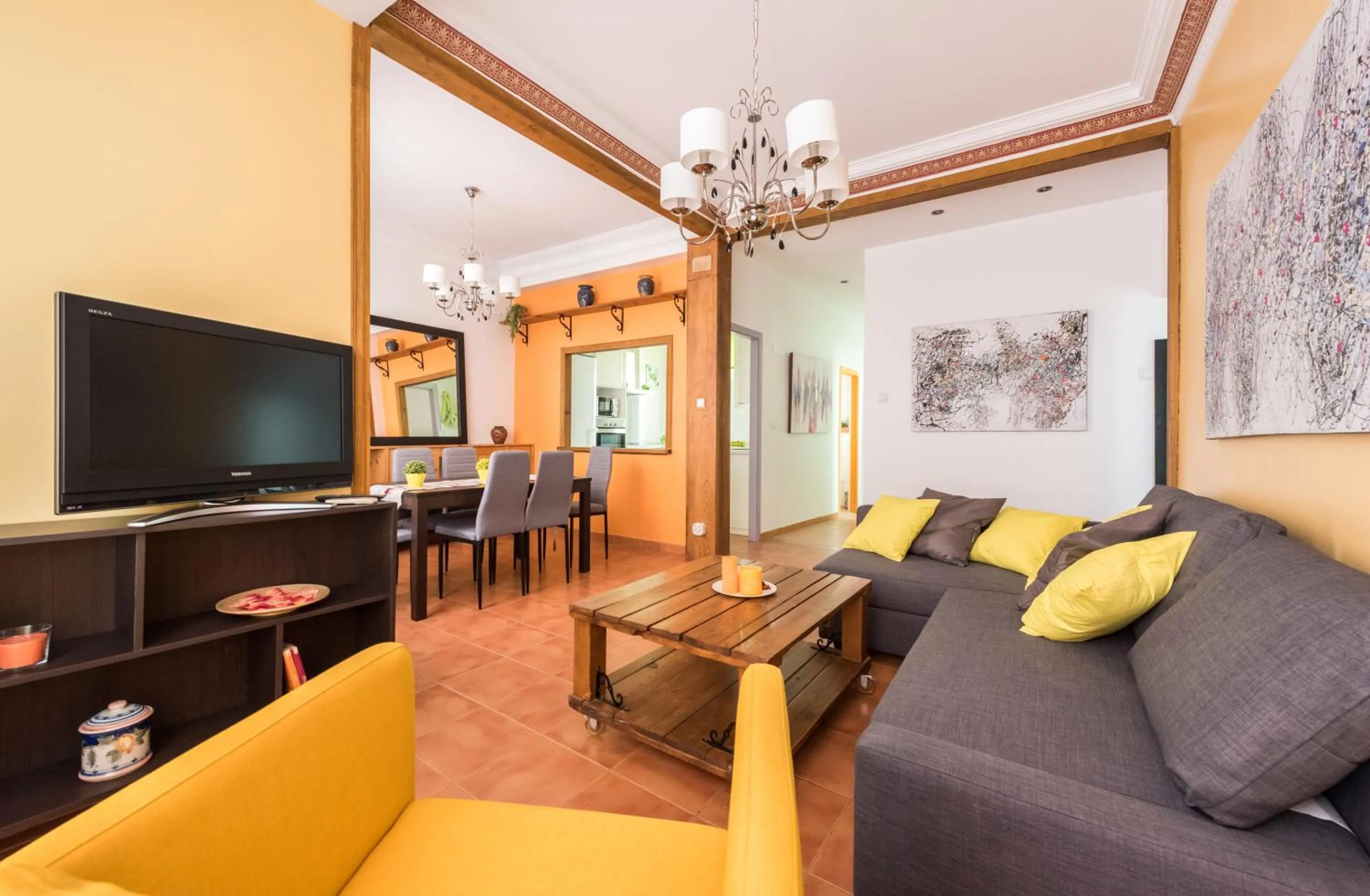 Living room in Apartmento Las Letras - Alojamiento de temporada