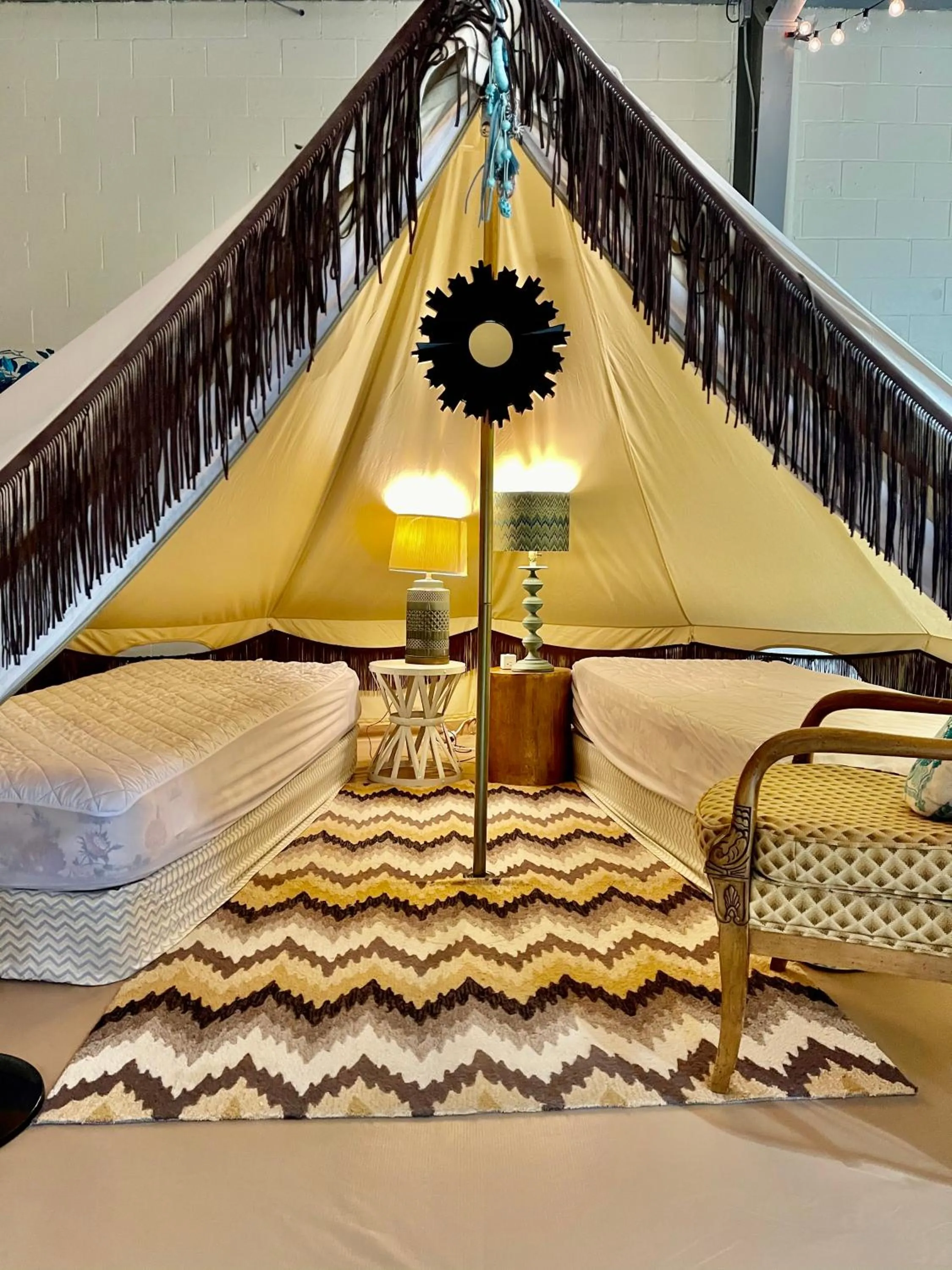 Bedroom, Bed in Lone Star Glamp Inn