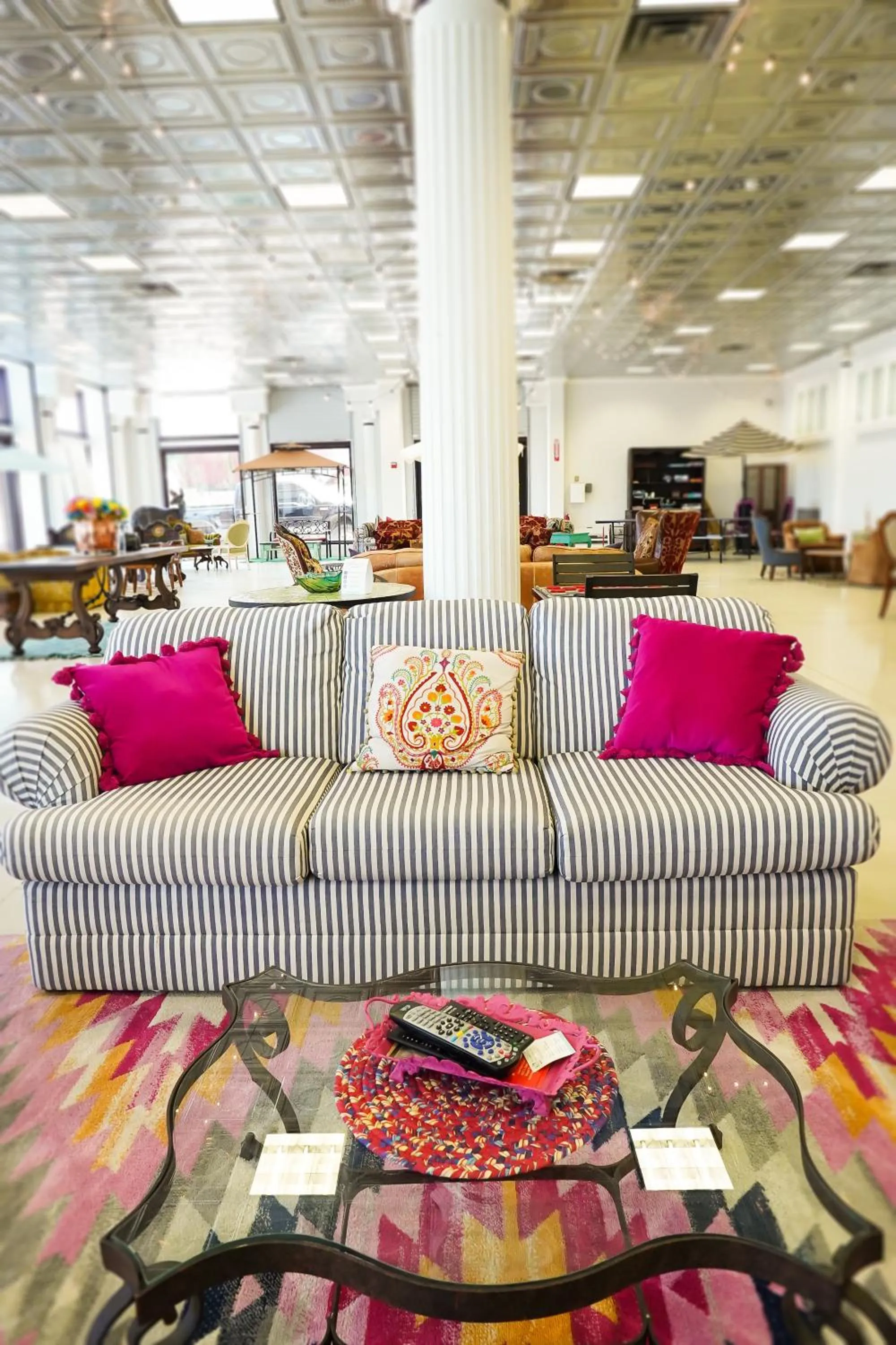 Lobby or reception in Lone Star Glamp Inn