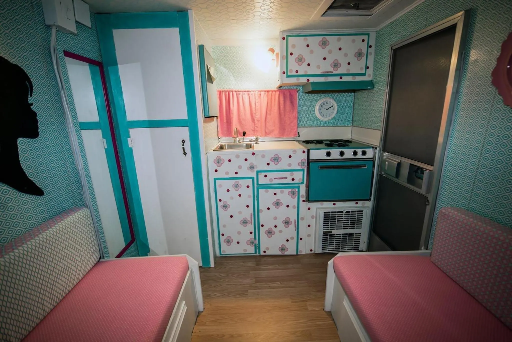 Bed in Lone Star Glamp Inn