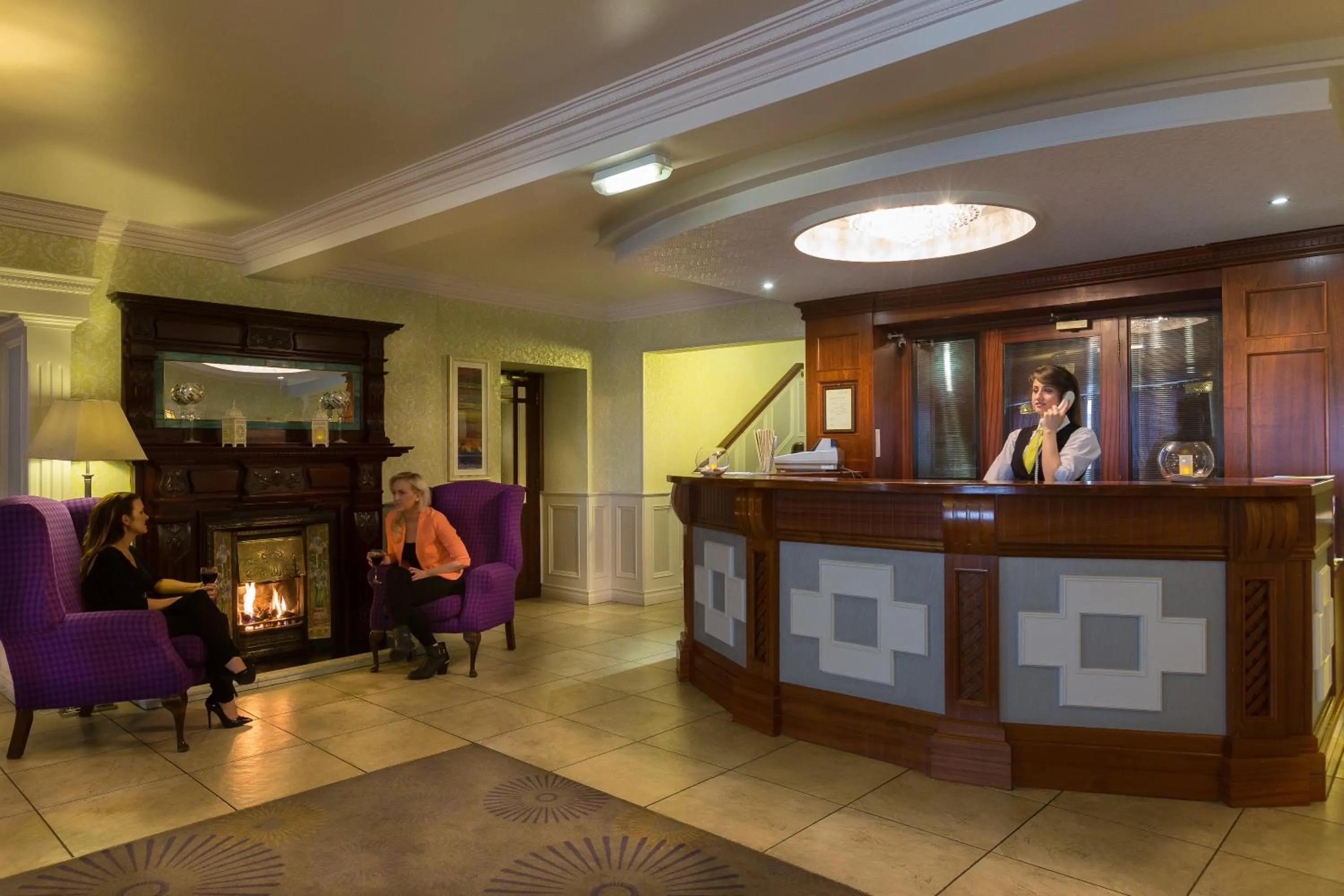 Lobby or reception in Ballyliffin Hotel