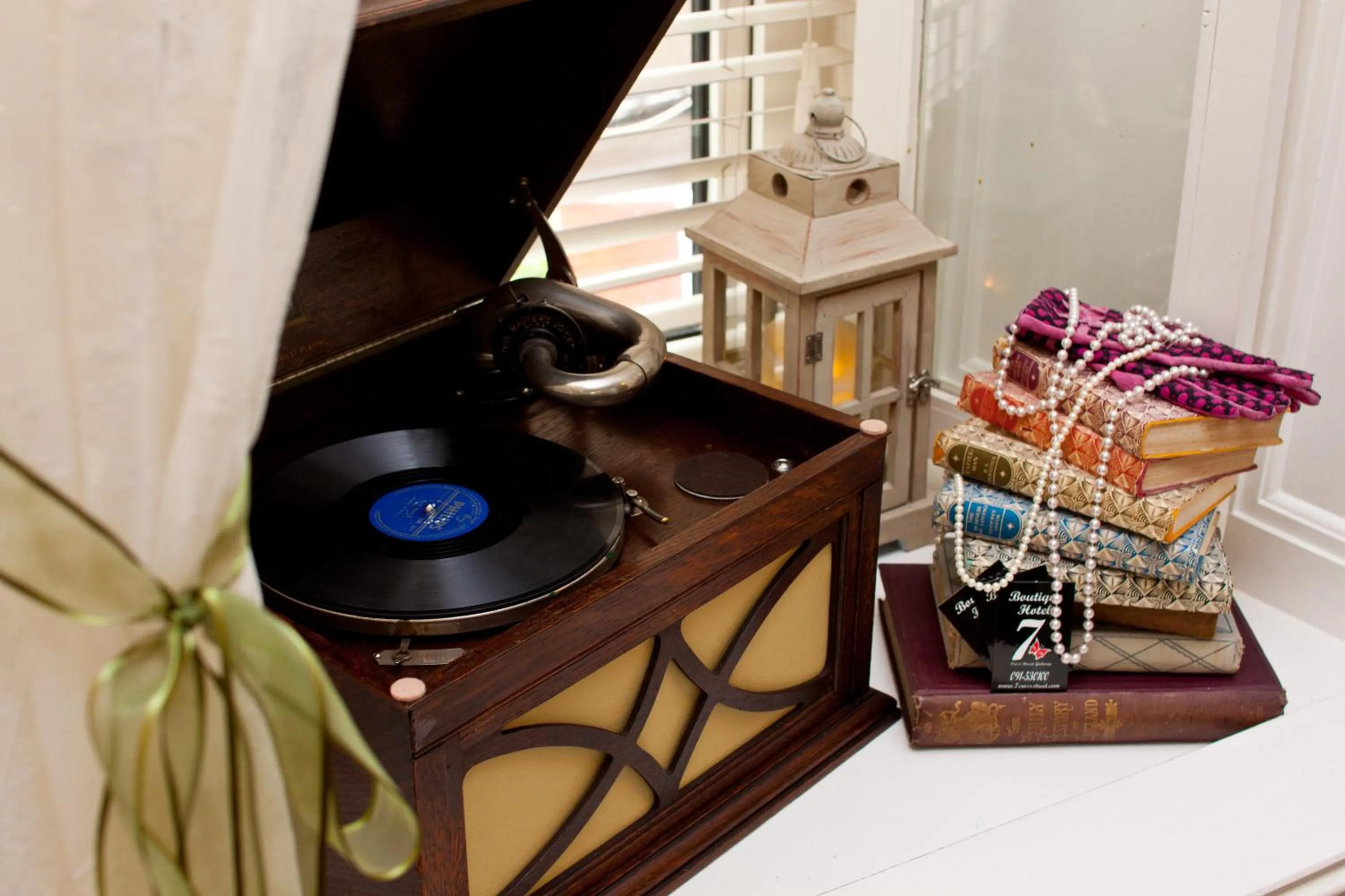 Decorative detail in 7 Boutique Hotel