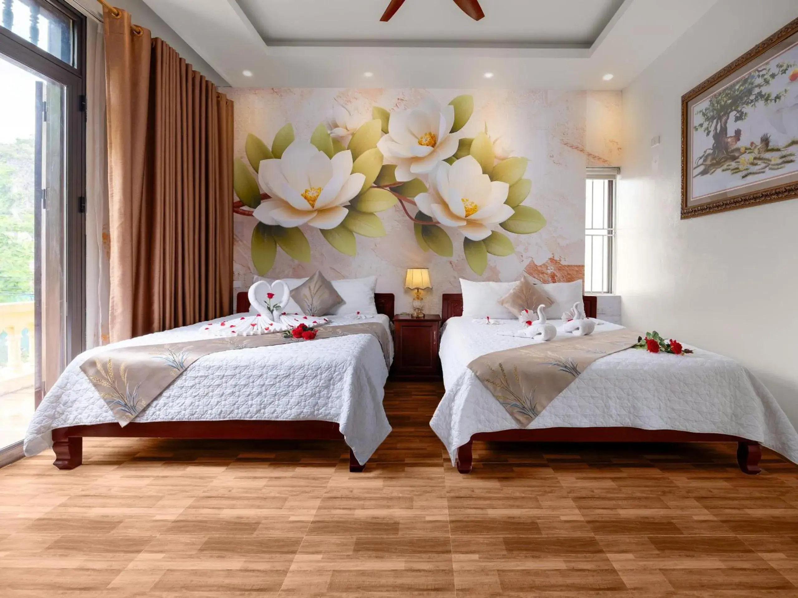 Quadruple Room with Garden View - single occupancy in Lys Homestay Quadruple Room with Garden View - single occupancy in Lys Homestay