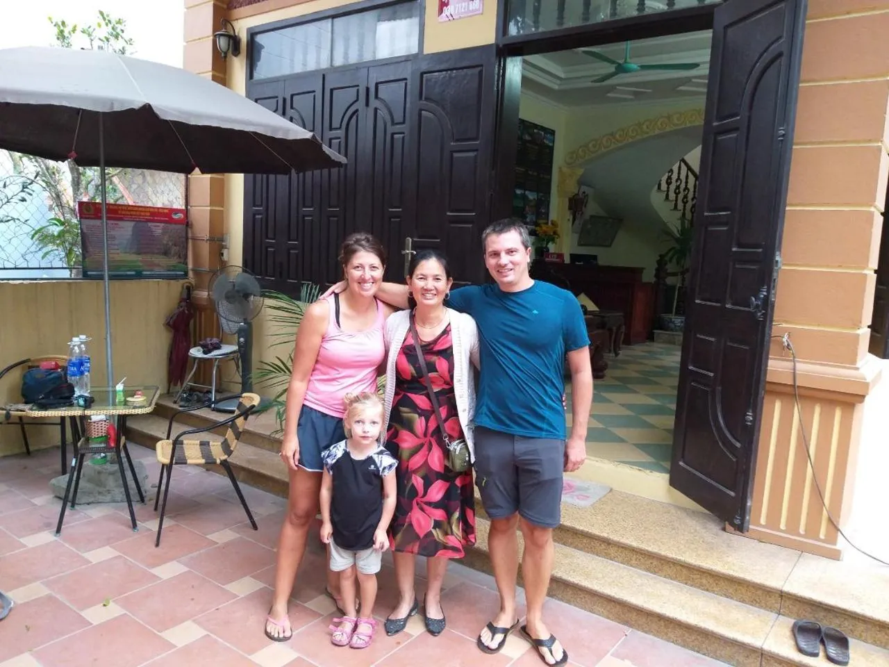 group of guests in Lys Homestay