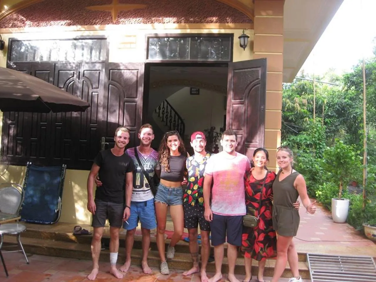 group of guests in Lys Homestay