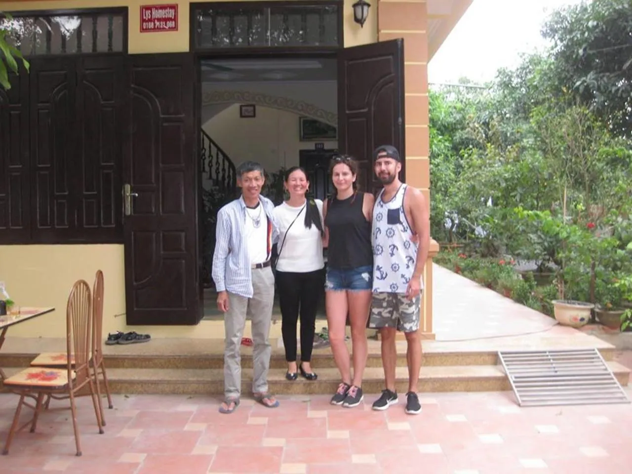 group of guests in Lys Homestay
