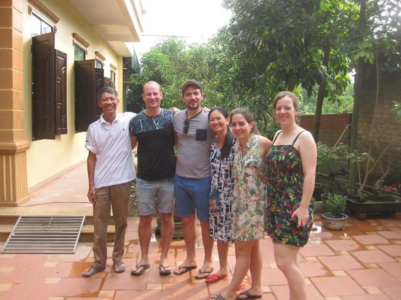 group of guests in Lys Homestay