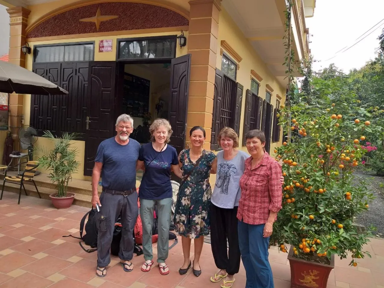 group of guests in Lys Homestay