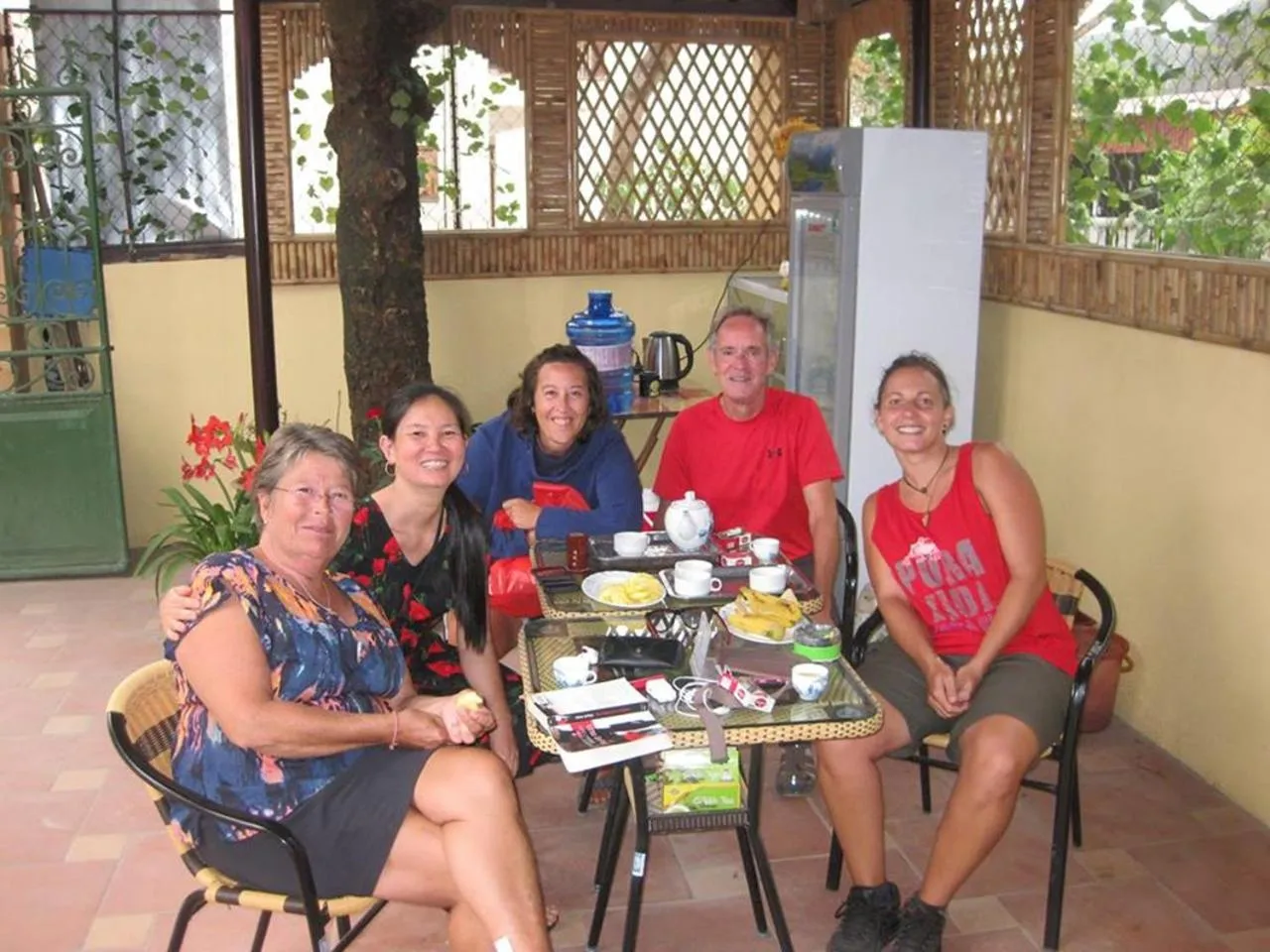group of guests in Lys Homestay