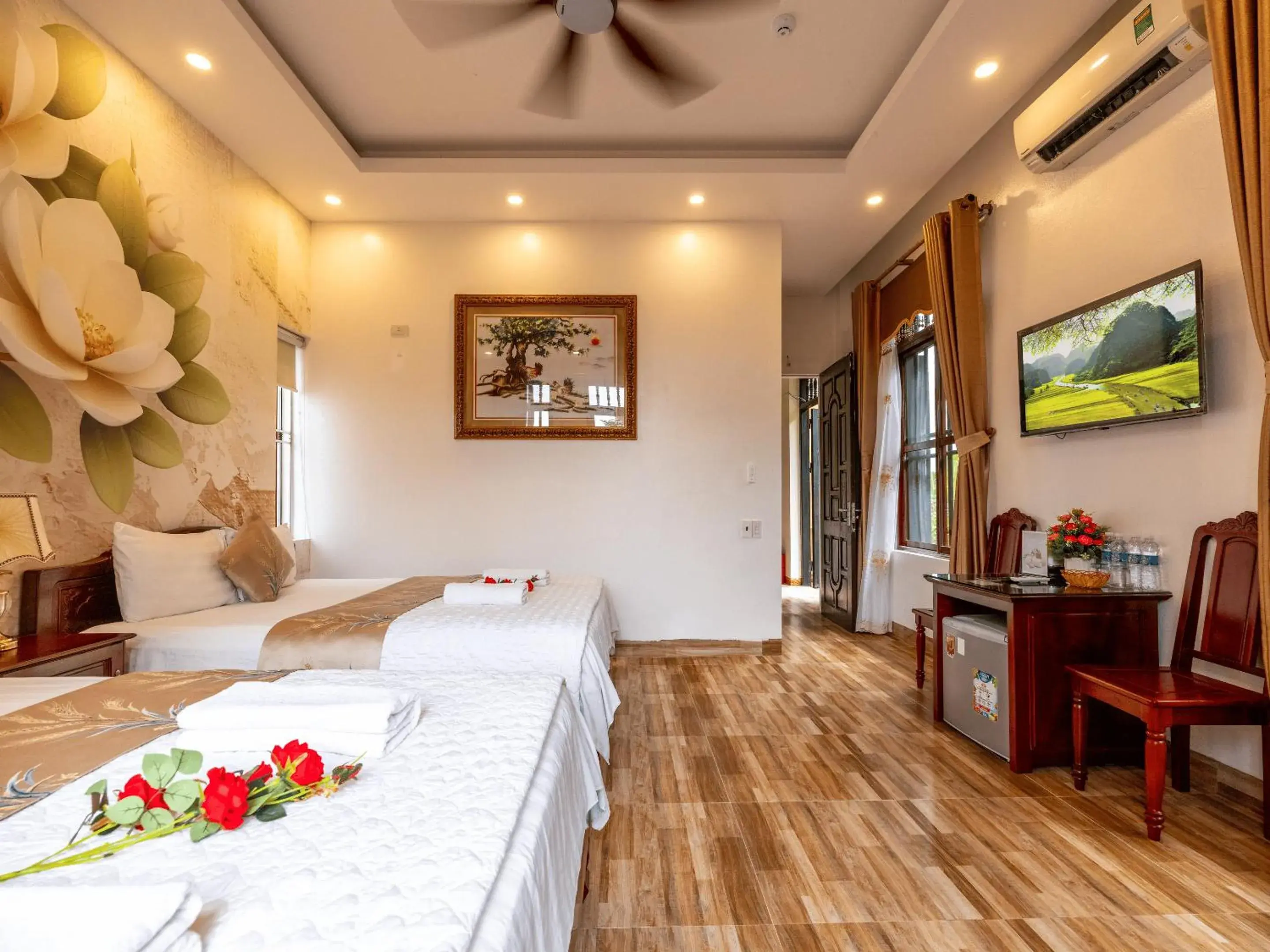 Deluxe Twin Room in Lys Homestay Deluxe Twin Room in Lys Homestay